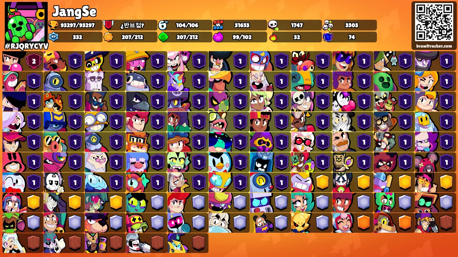 JangSe's Ranks