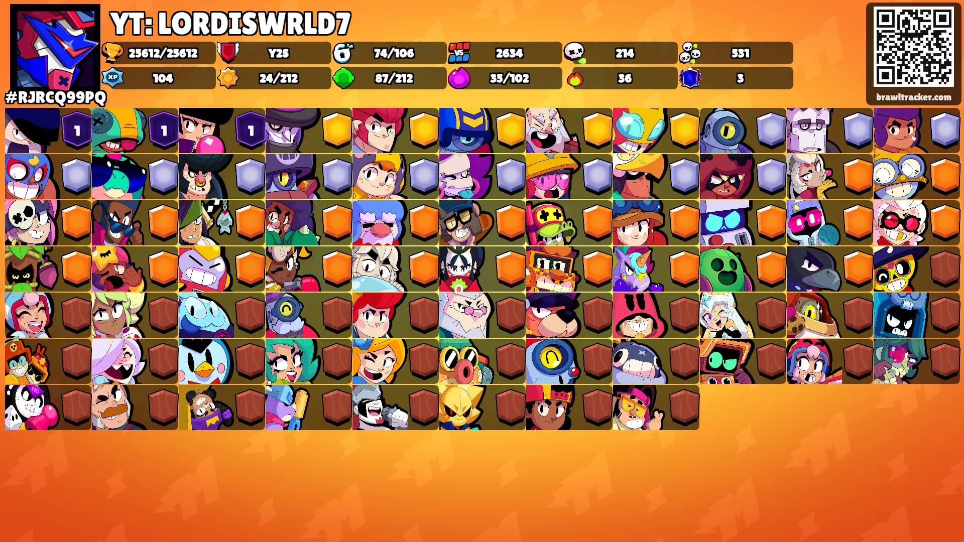YT: LORDISWRLD7's Ranks