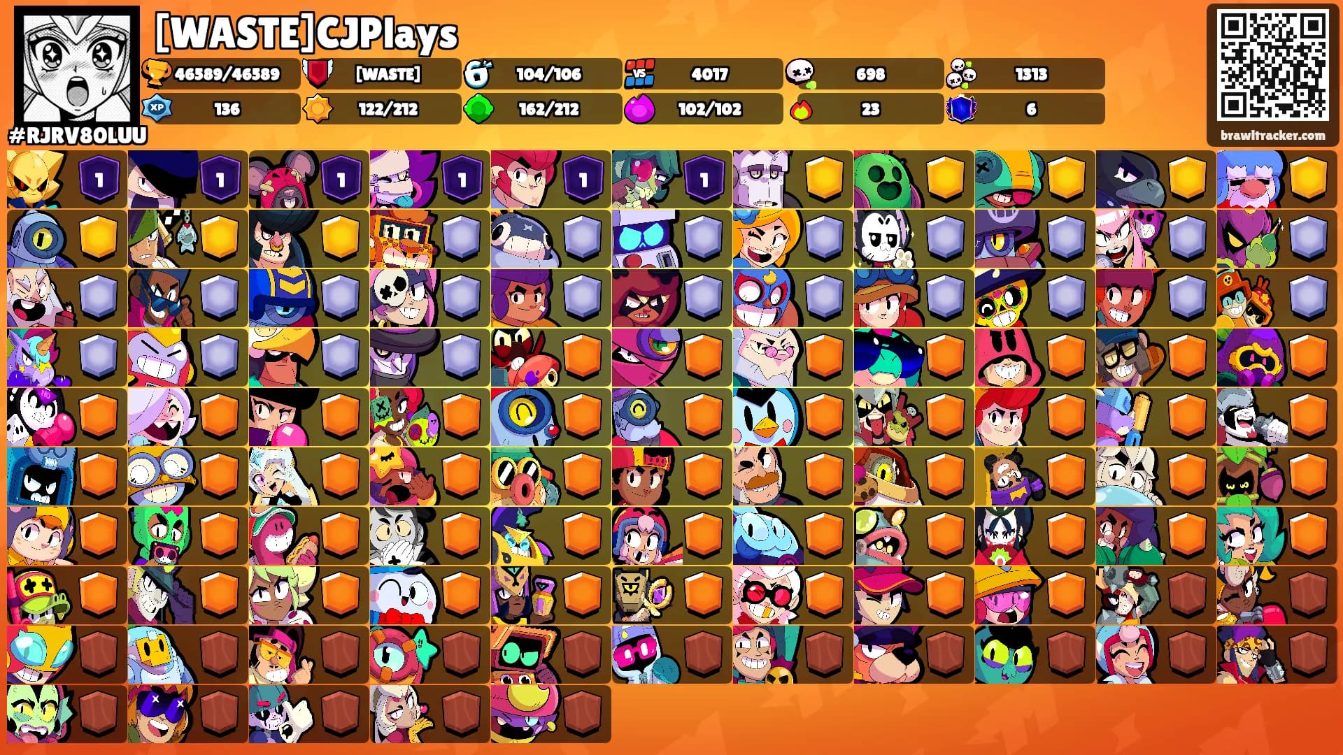 [WASTE]CJPlays's Ranks