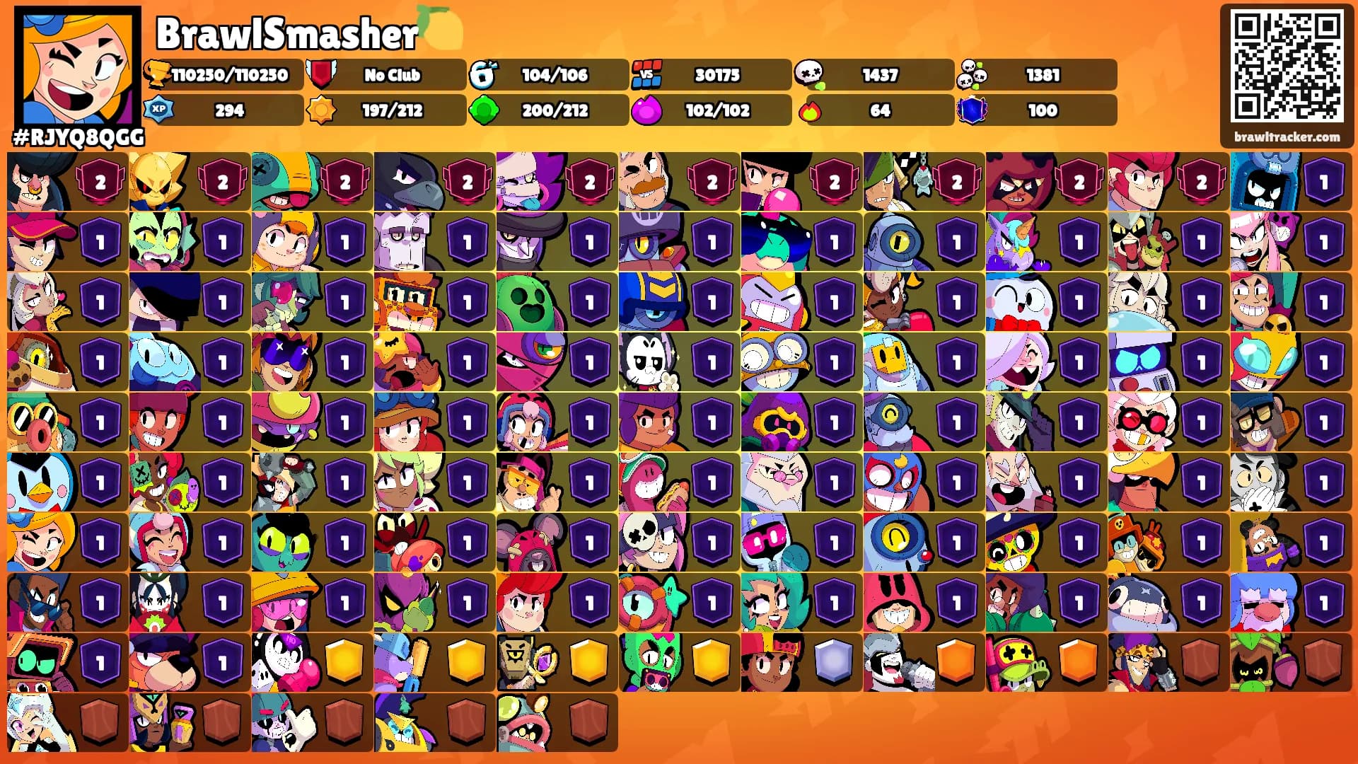 BrawlSmasher🍋's Ranks