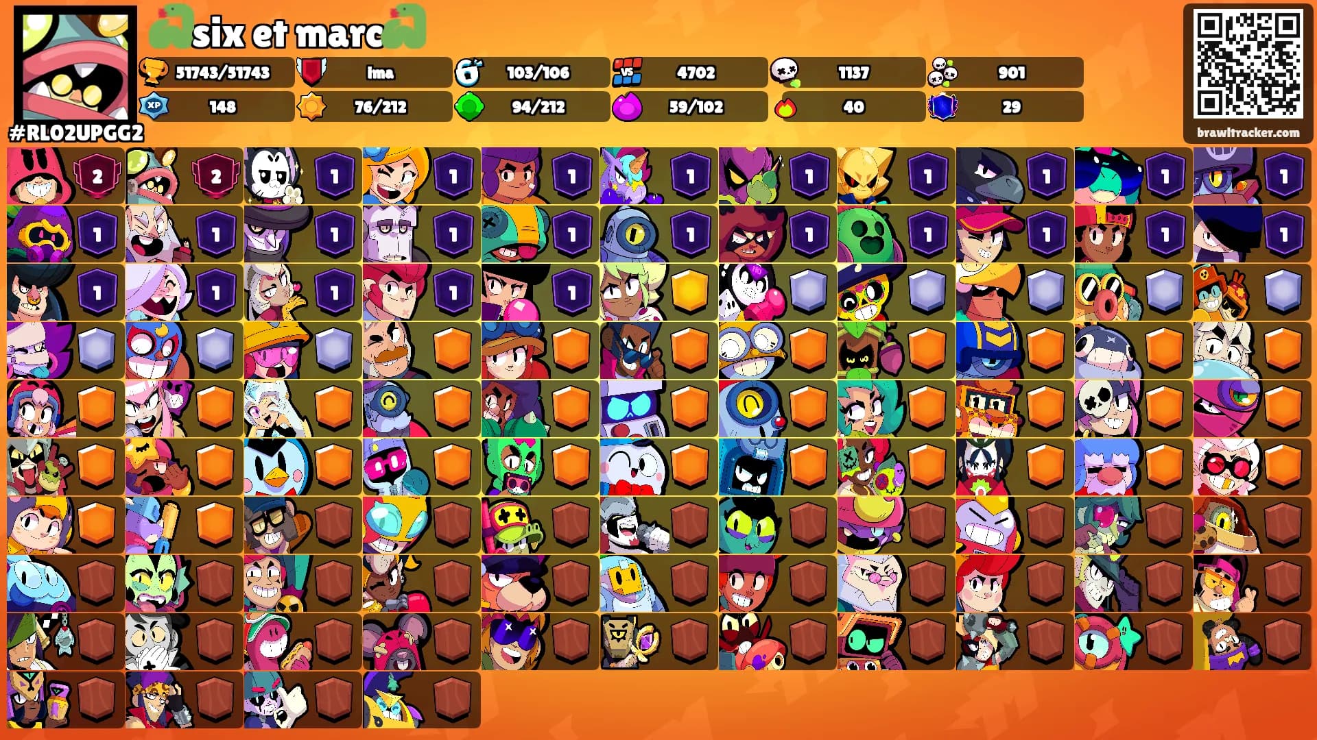 🐍six et marc🐍's Ranks