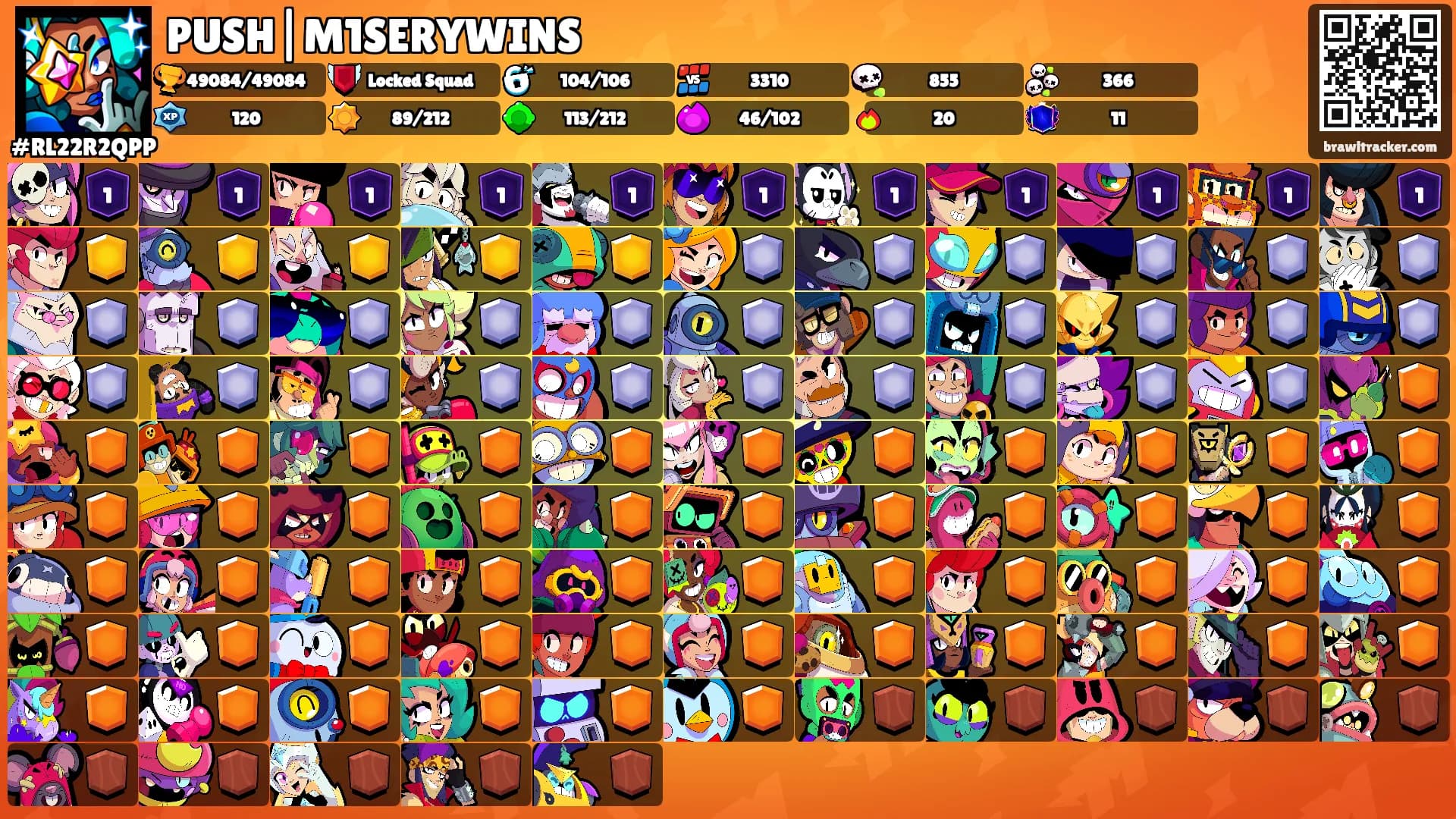 PUSH|M1SERYWINS's Ranks
