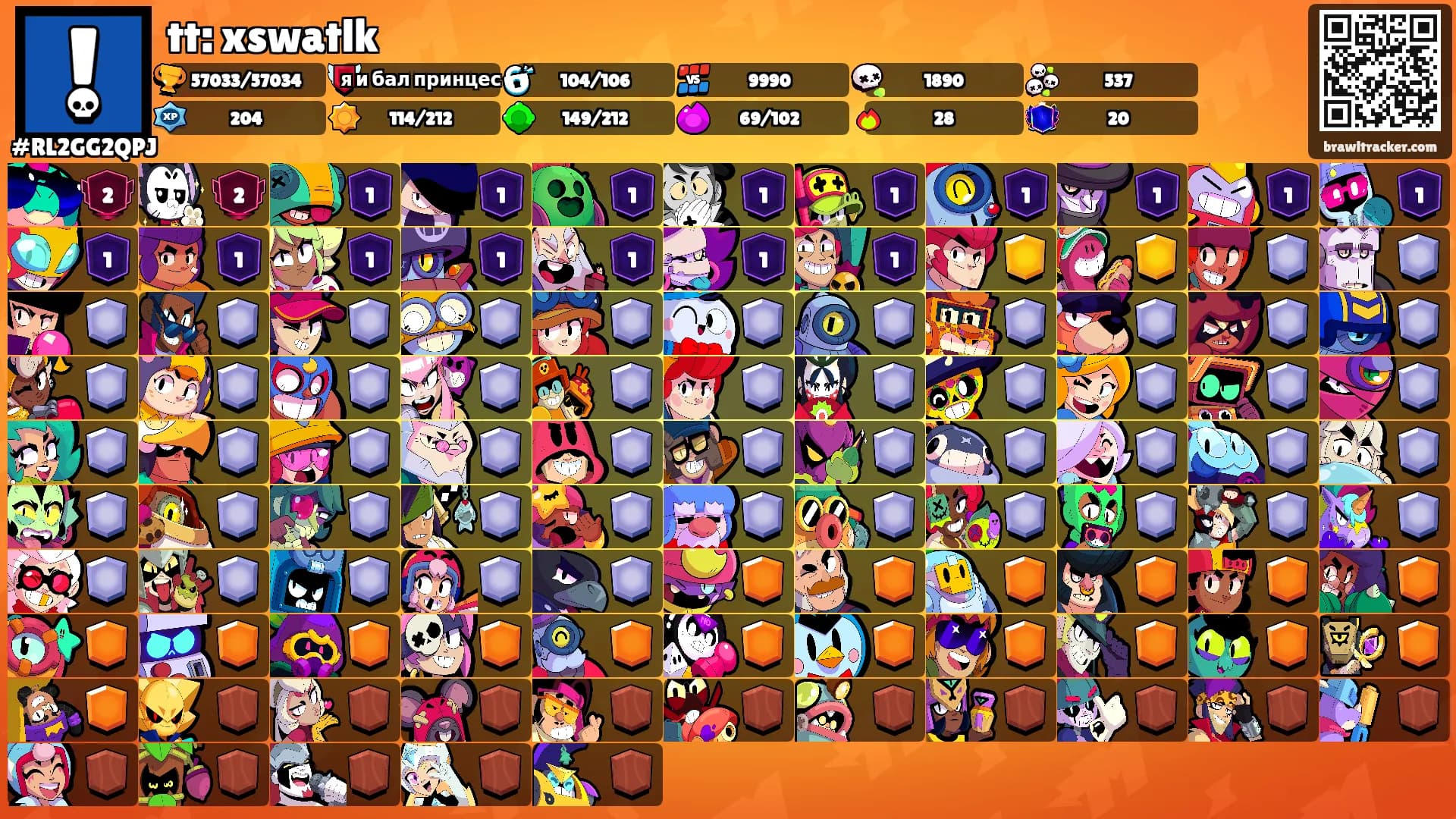 tt: xswatlk's Ranks