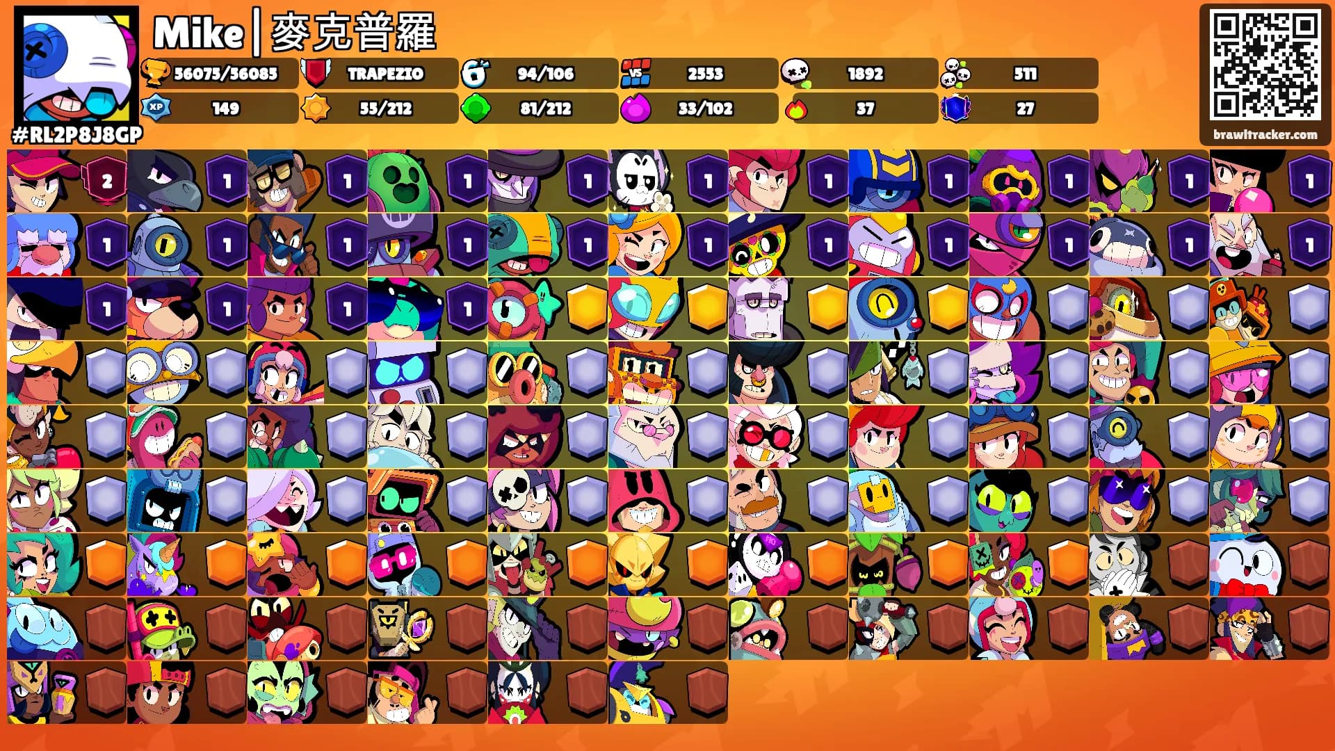 Mike|麥克普羅's Ranks