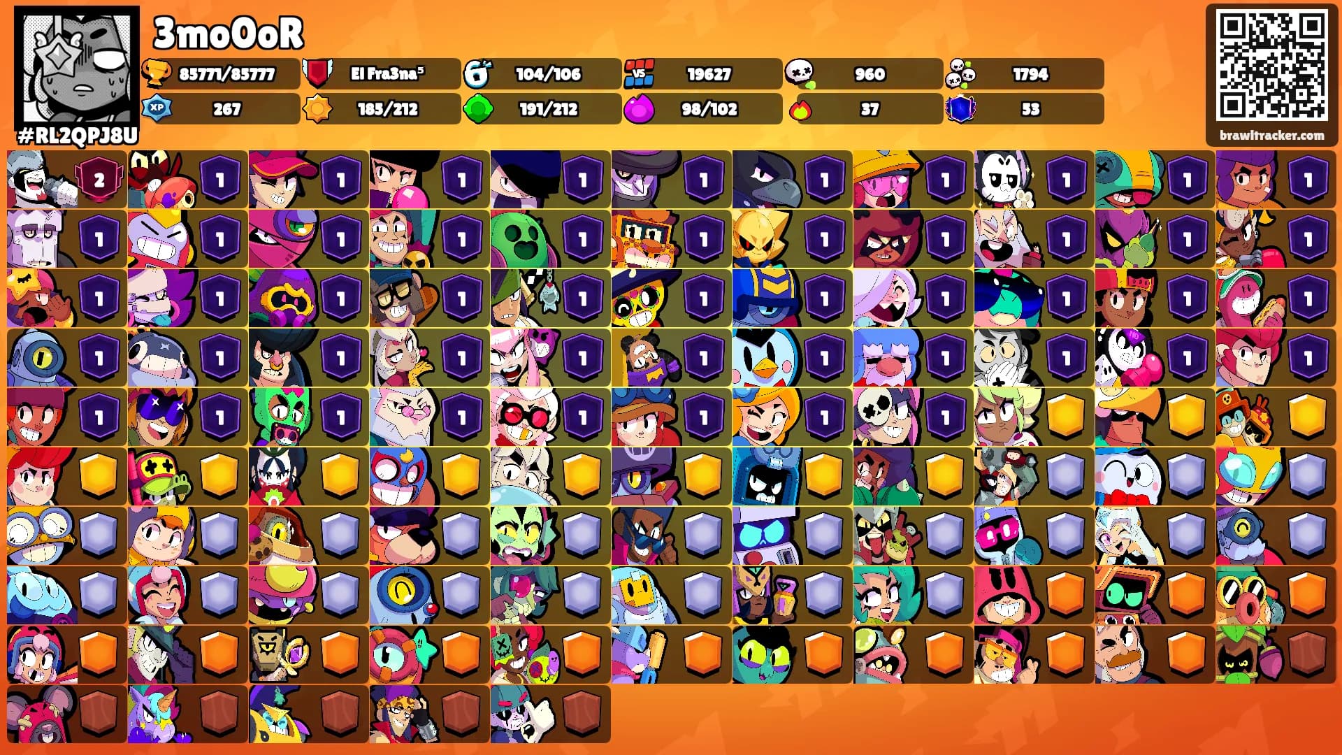 3mo0oR's Ranks
