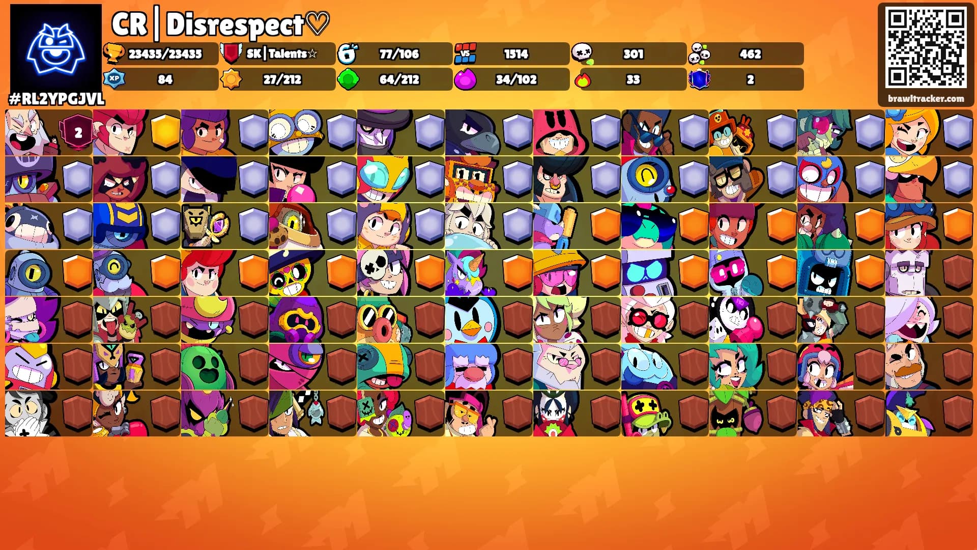 CR|Disrespect♡'s Ranks