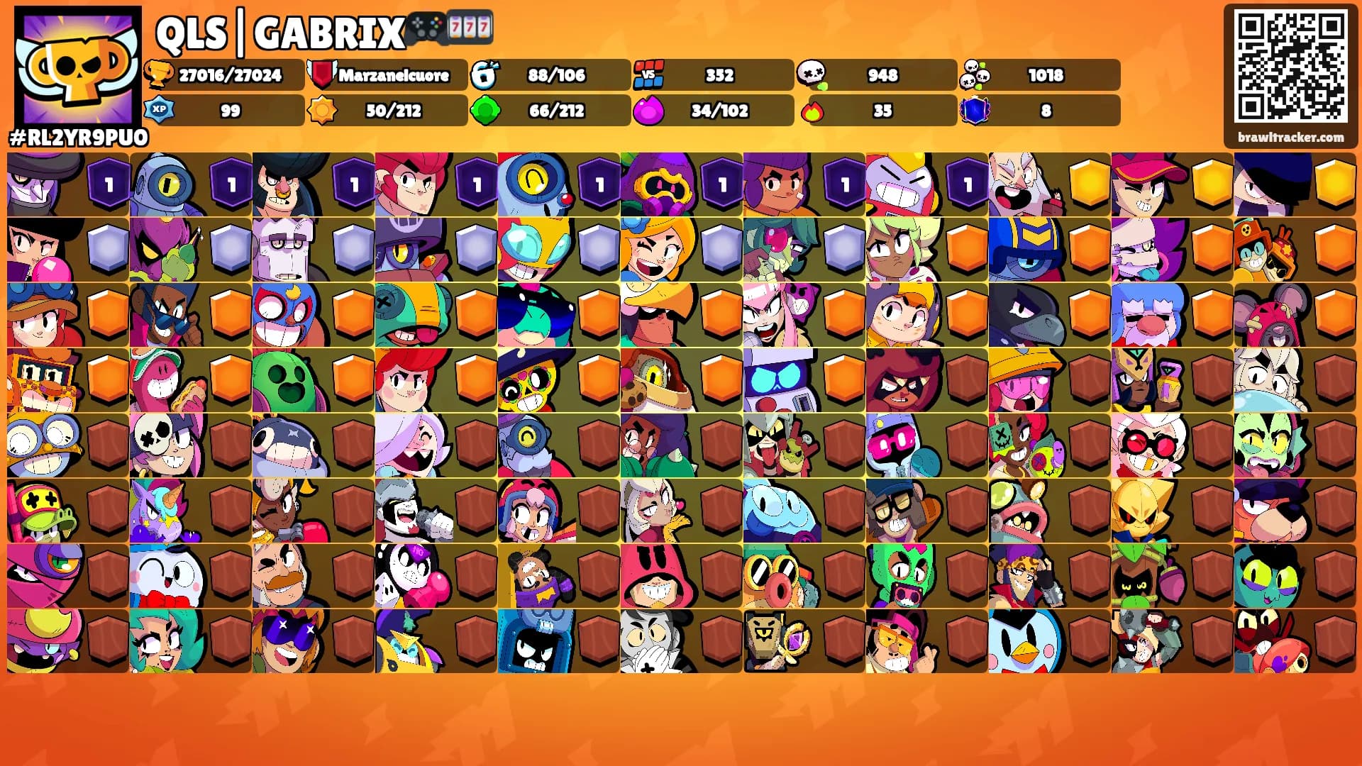 QLS|GABRIX🎮🎰's Ranks