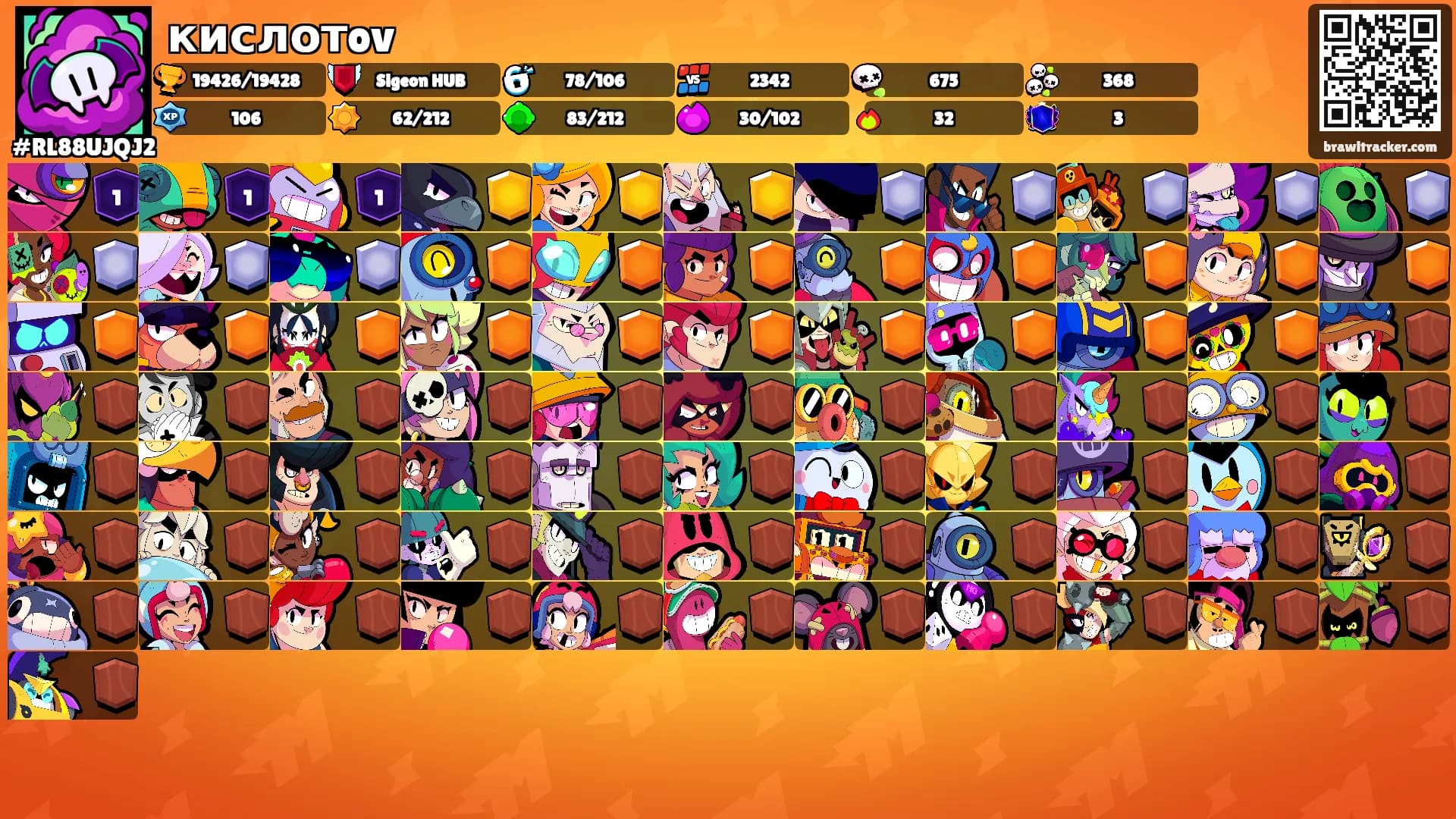 кислотov's Ranks
