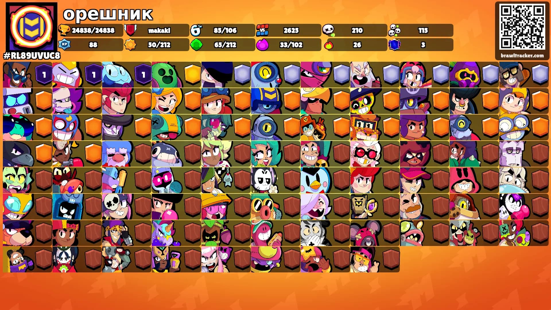 орешник's Ranks