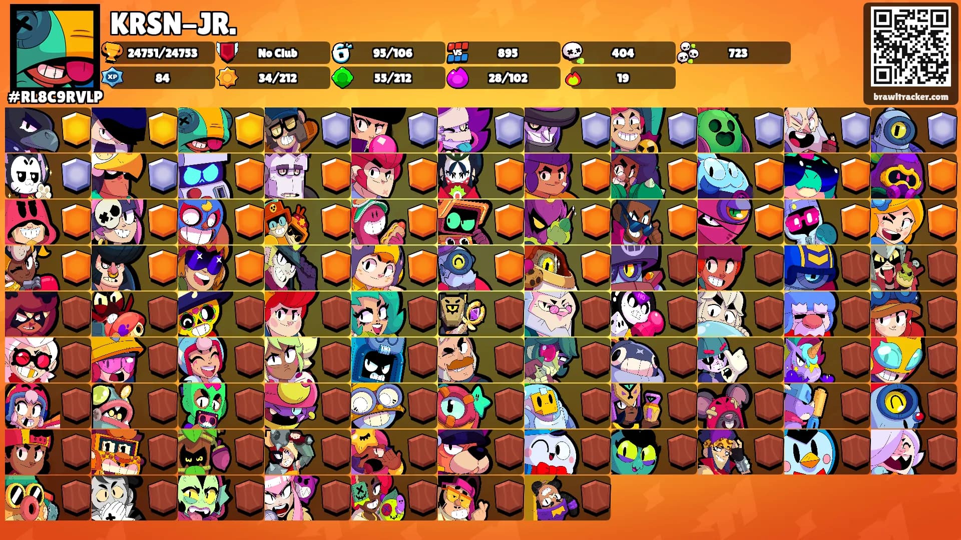 KRSN-JR.'s Ranks