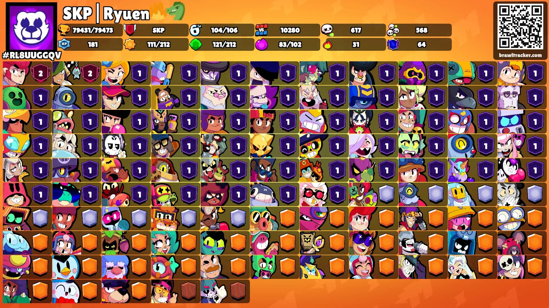 SKP|Ryuen🔥🐲's Ranks