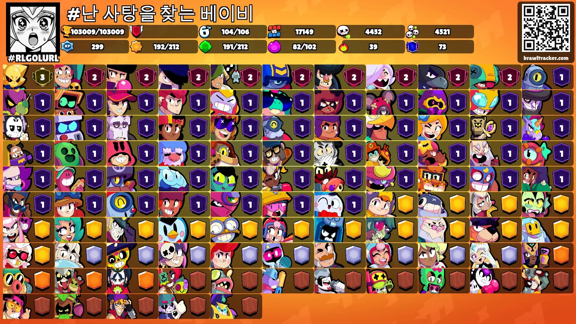 #난 사탕을 찾는 베이비's Ranks
