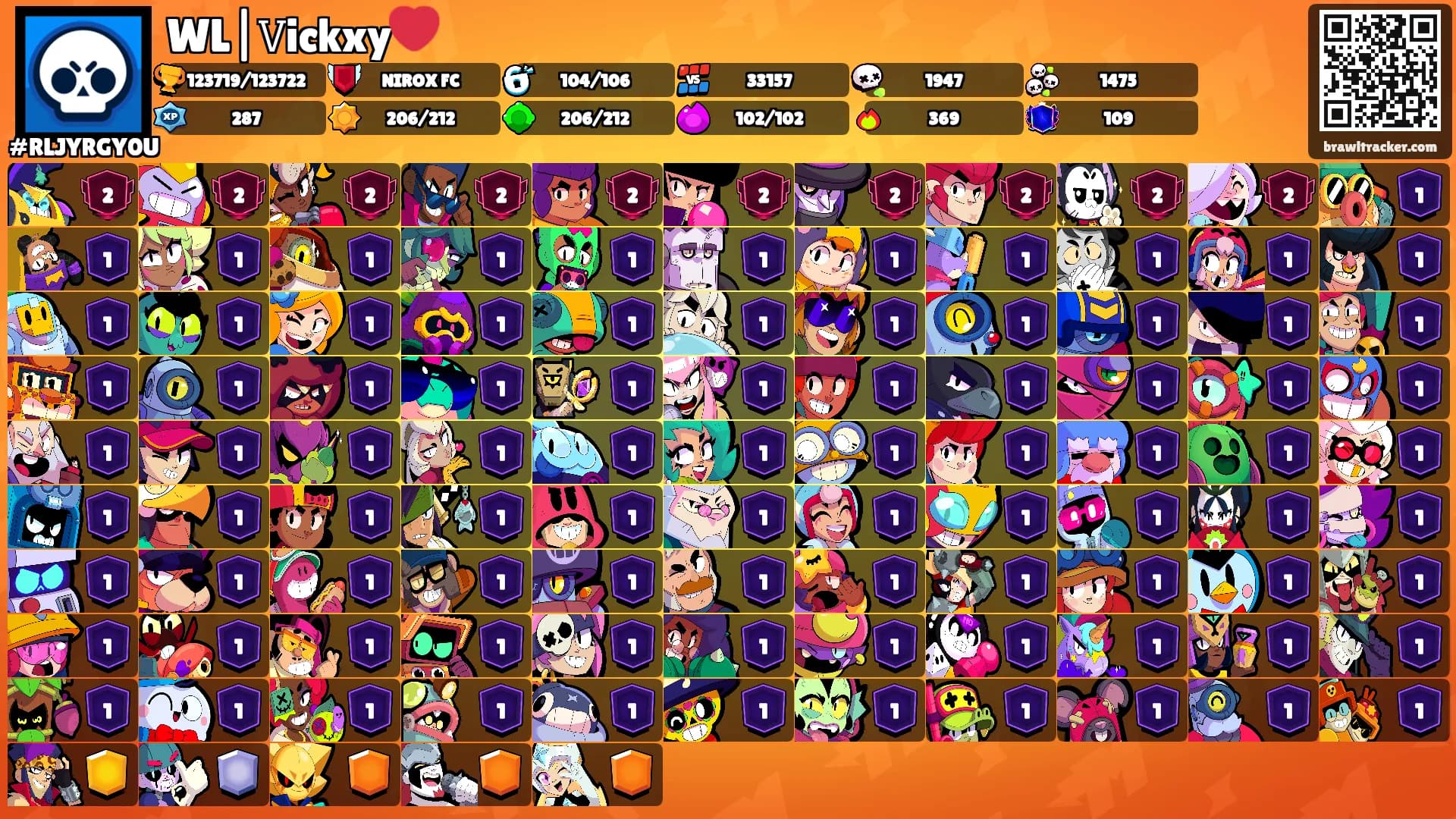 WL|𝚅ickxy❤️'s Ranks
