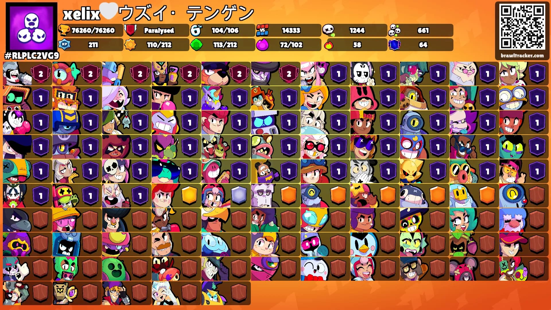 xelix🤍ウズイ・テンゲン's Ranks
