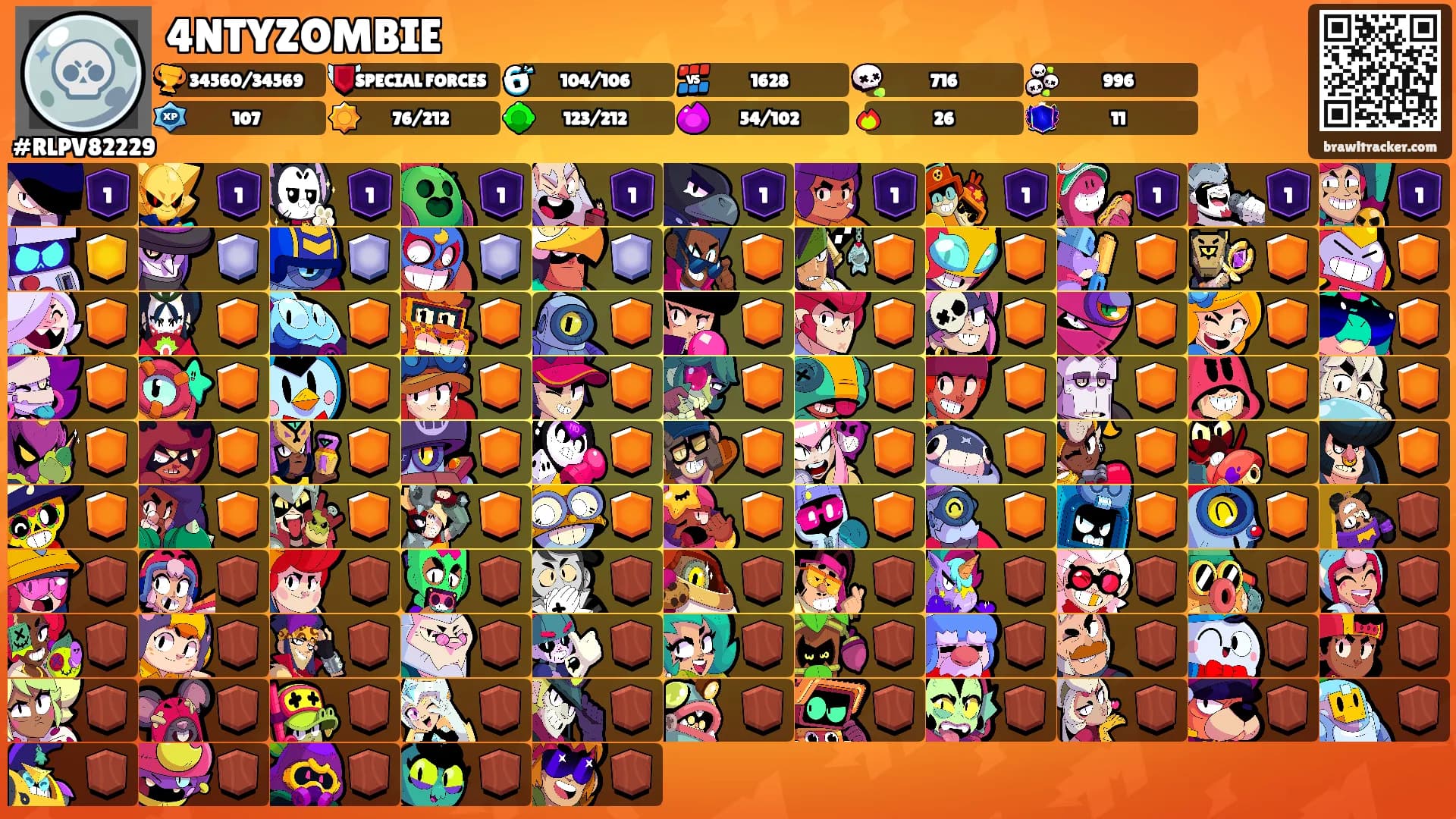 4NTYZOMBIE's Ranks