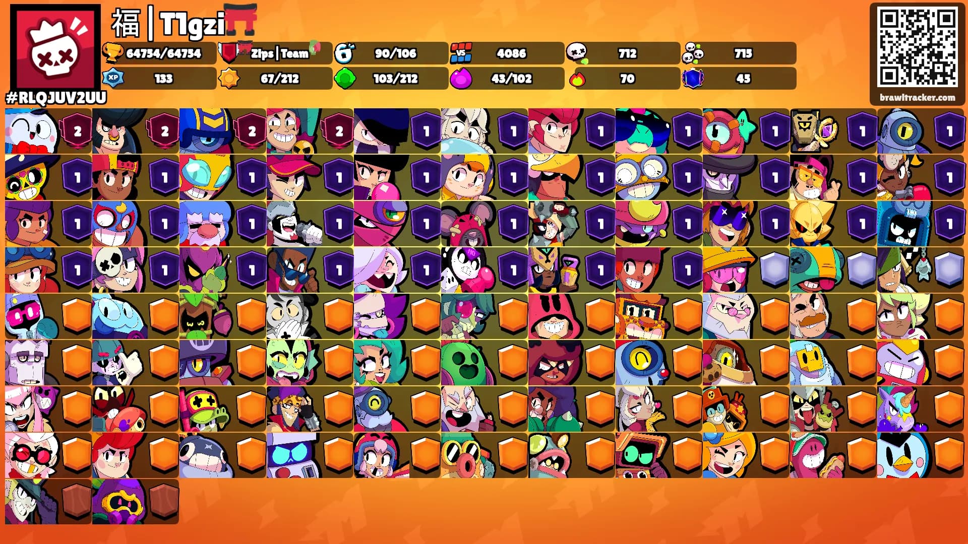 福|T1gzi⛩️'s Ranks