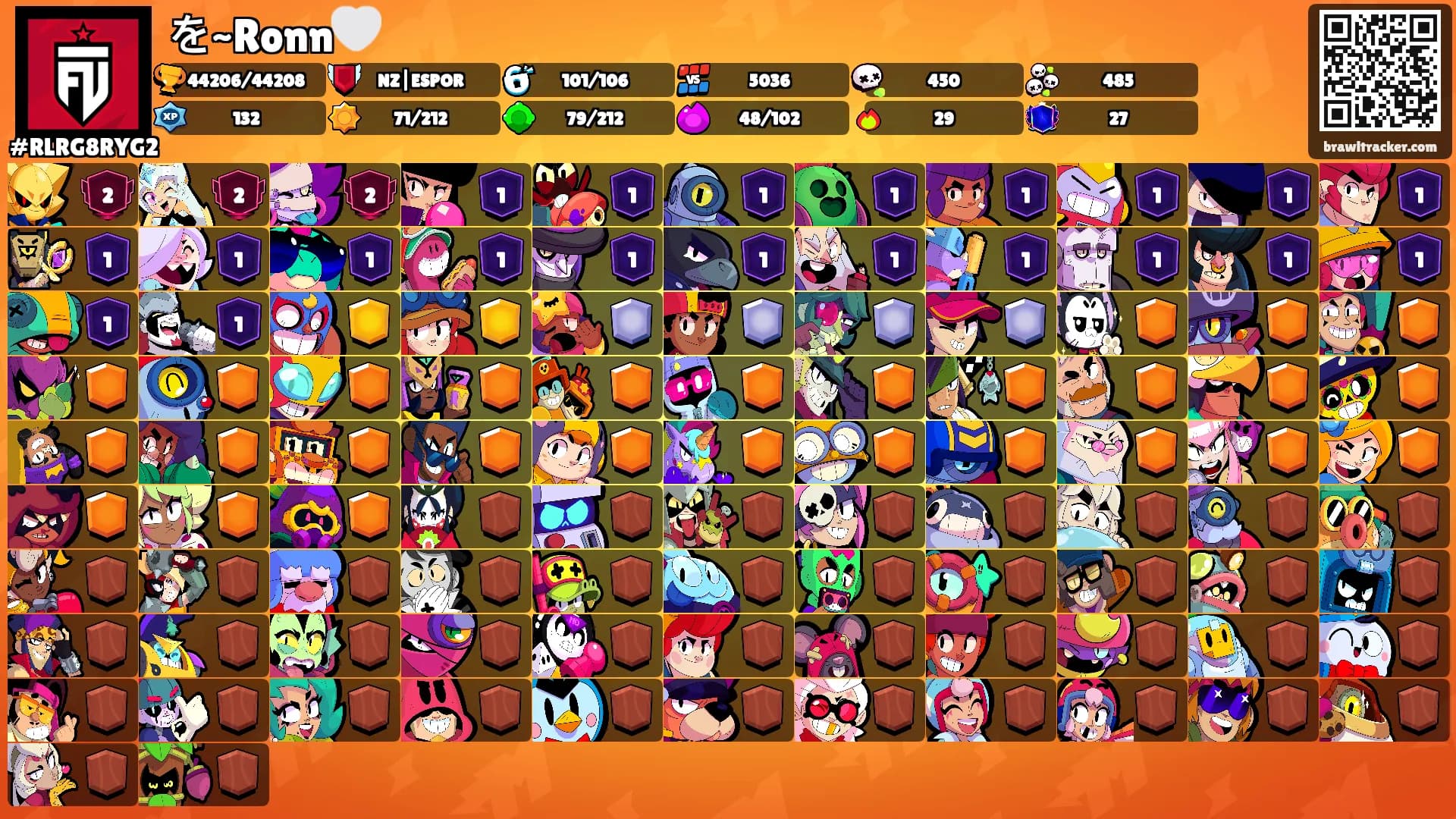 を~Ronn🤍's Ranks