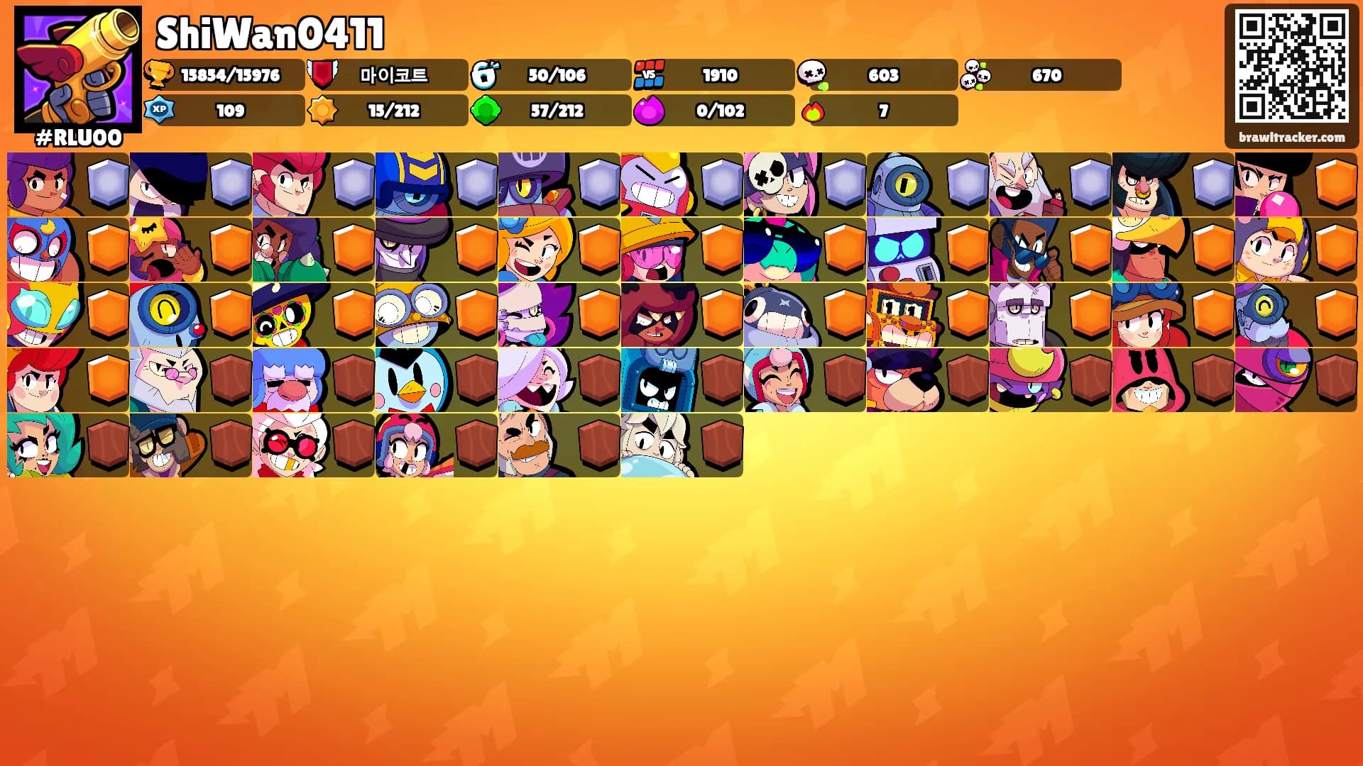 ShiWan0411's Ranks