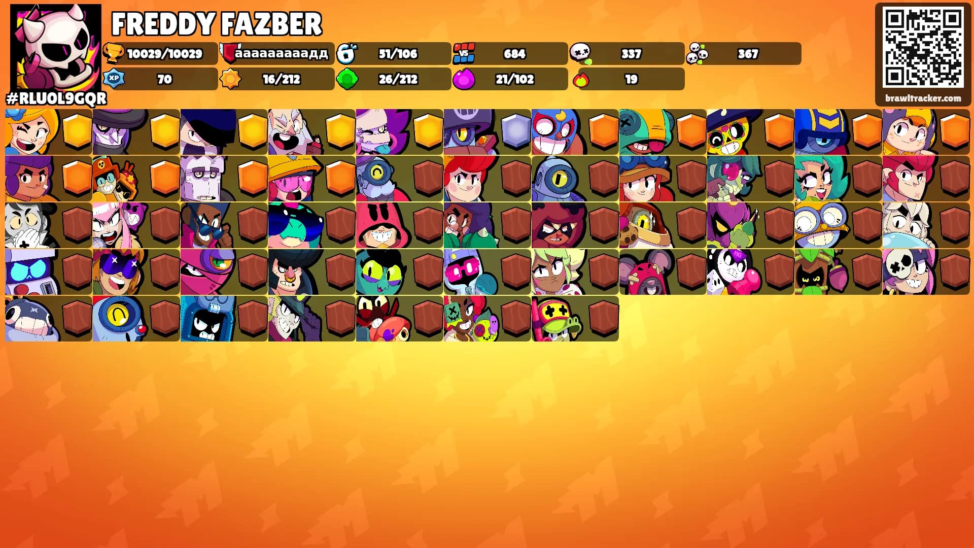 FREDDY FAZBER's Ranks