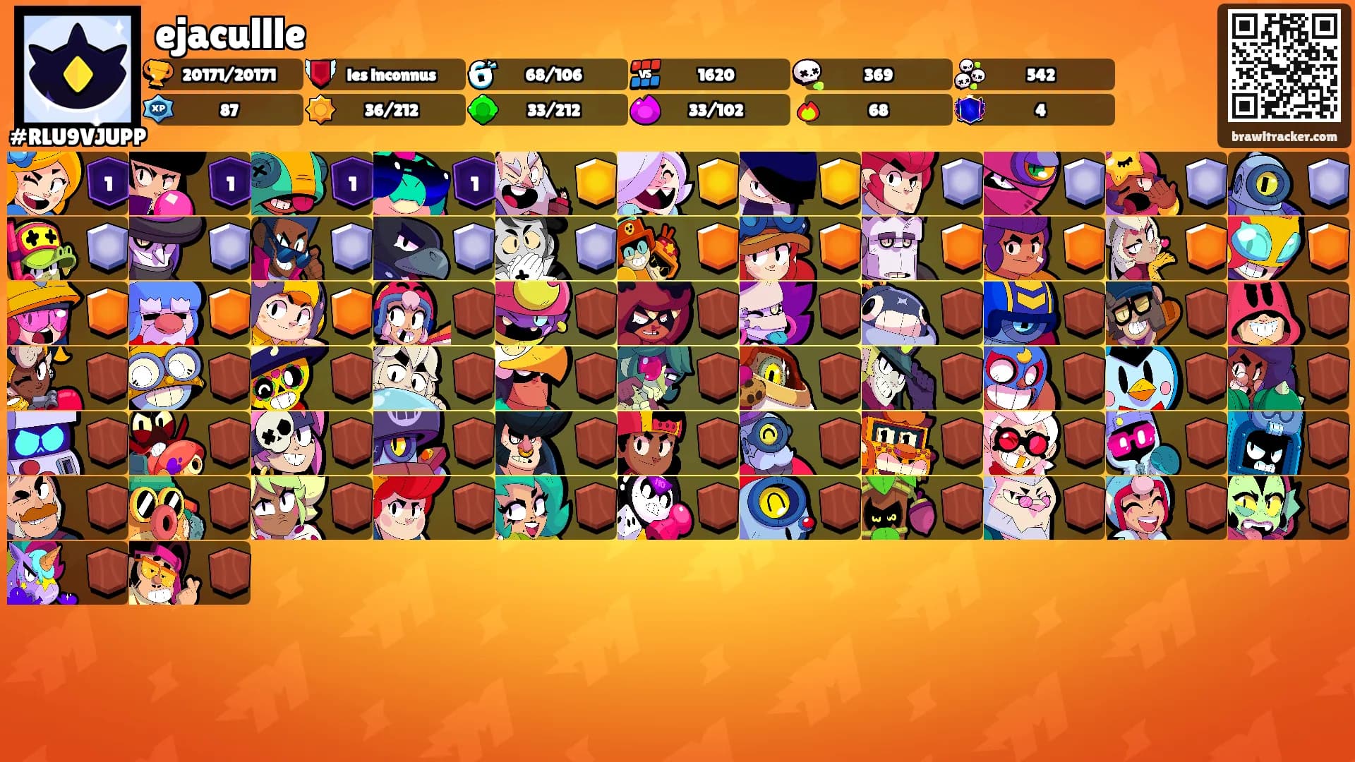 ejacullle's Ranks