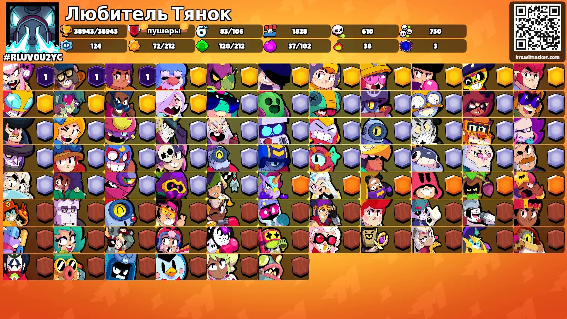 Любитель Тянок's Ranks