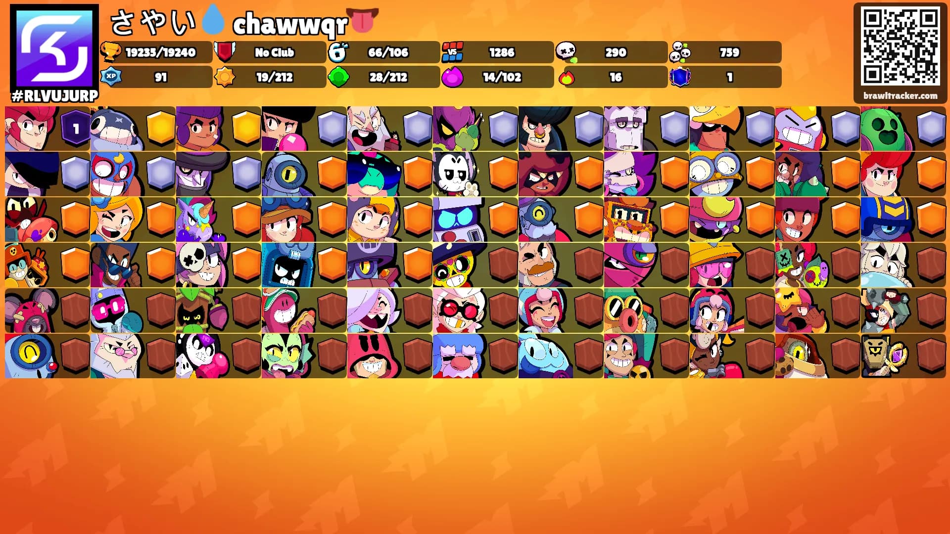 さやい💧 chawwqr👅's Ranks