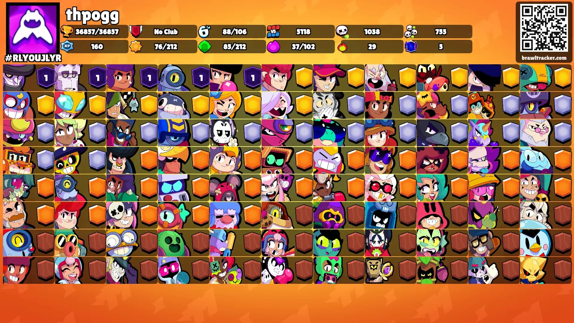 thpogg's Ranks