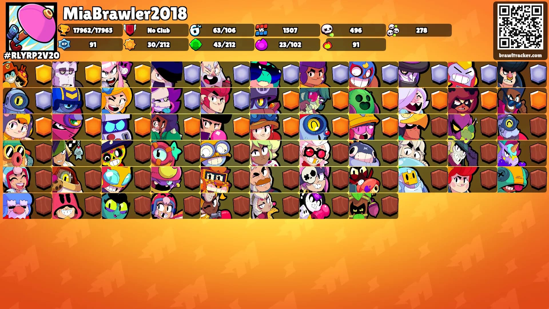 MiaBrawler2018's Ranks