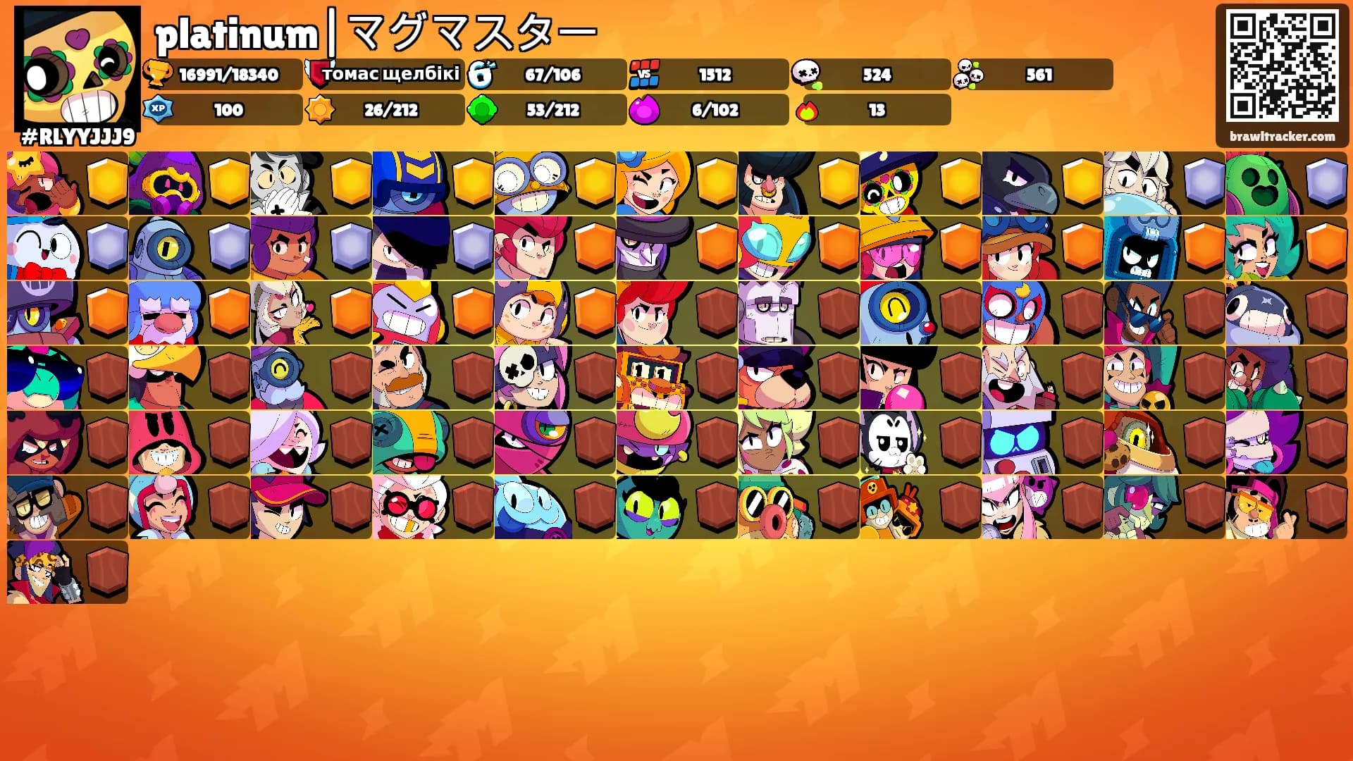 platinum|マグマスター's Ranks