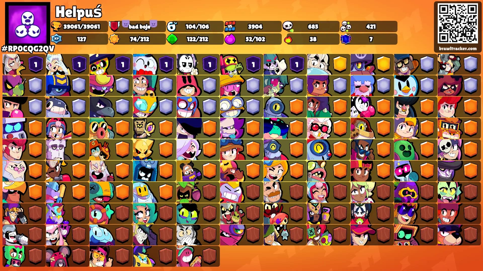 Helpuś's Ranks