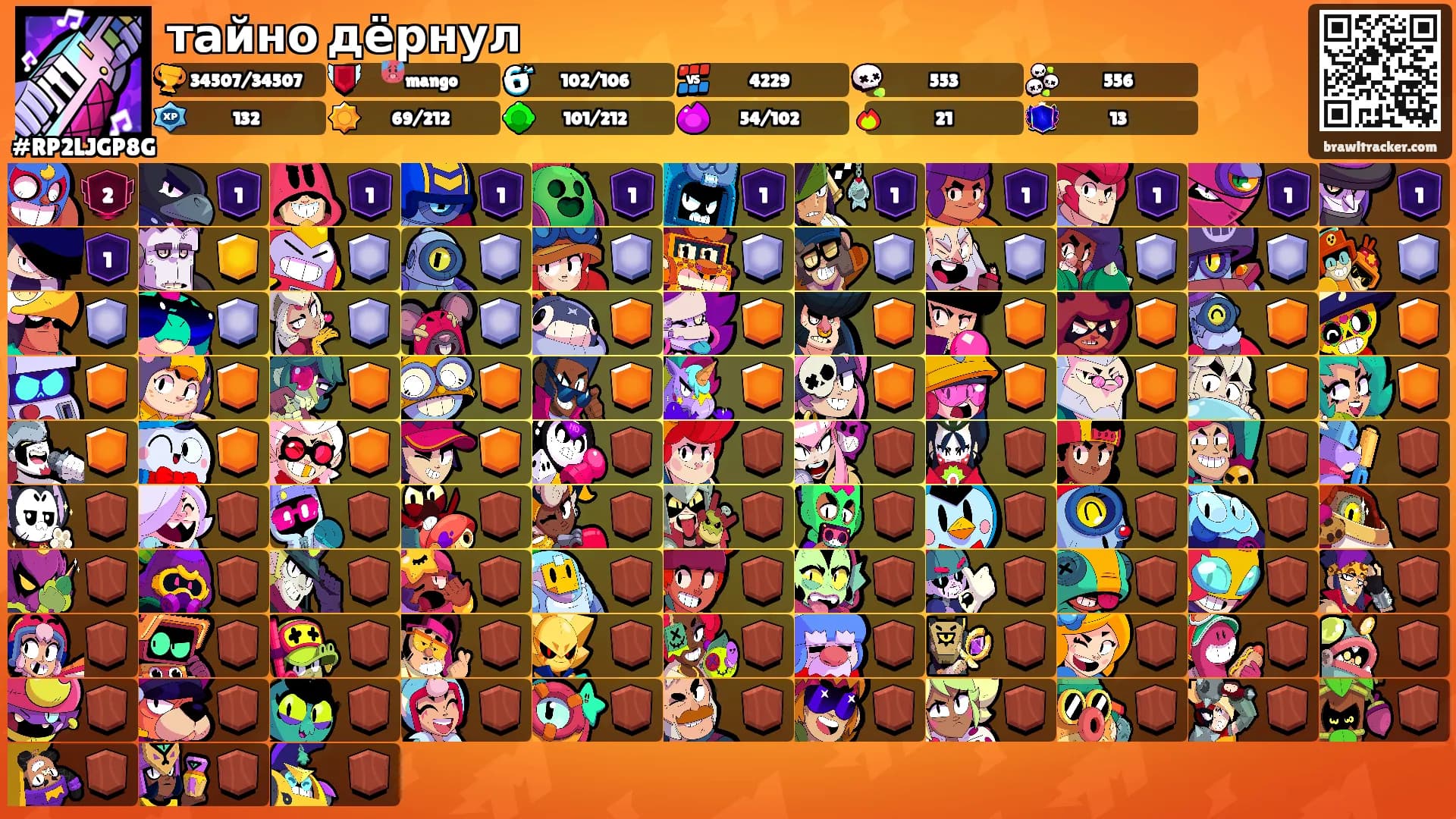 тайно дёрнул's Ranks