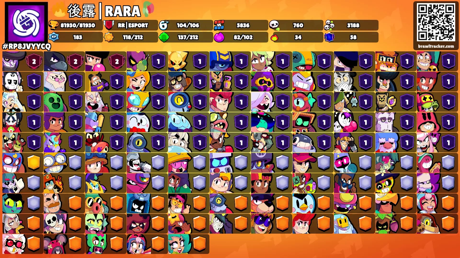 🔥後露|RARA🥀's Ranks