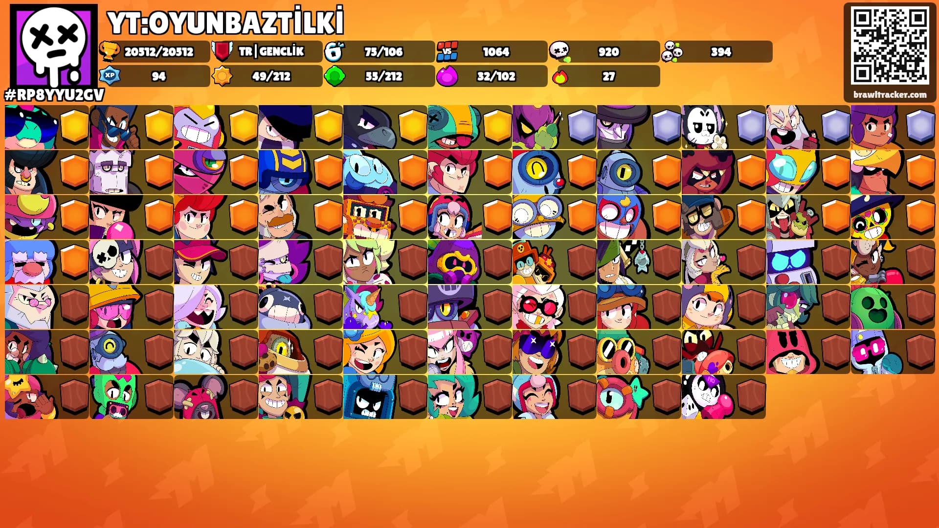 YT:OYUNBAZTİLKİ's Ranks