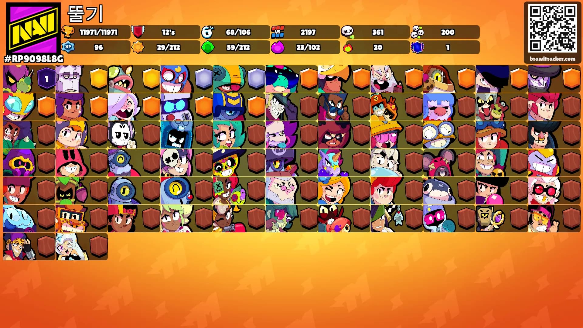 뚤기's Ranks