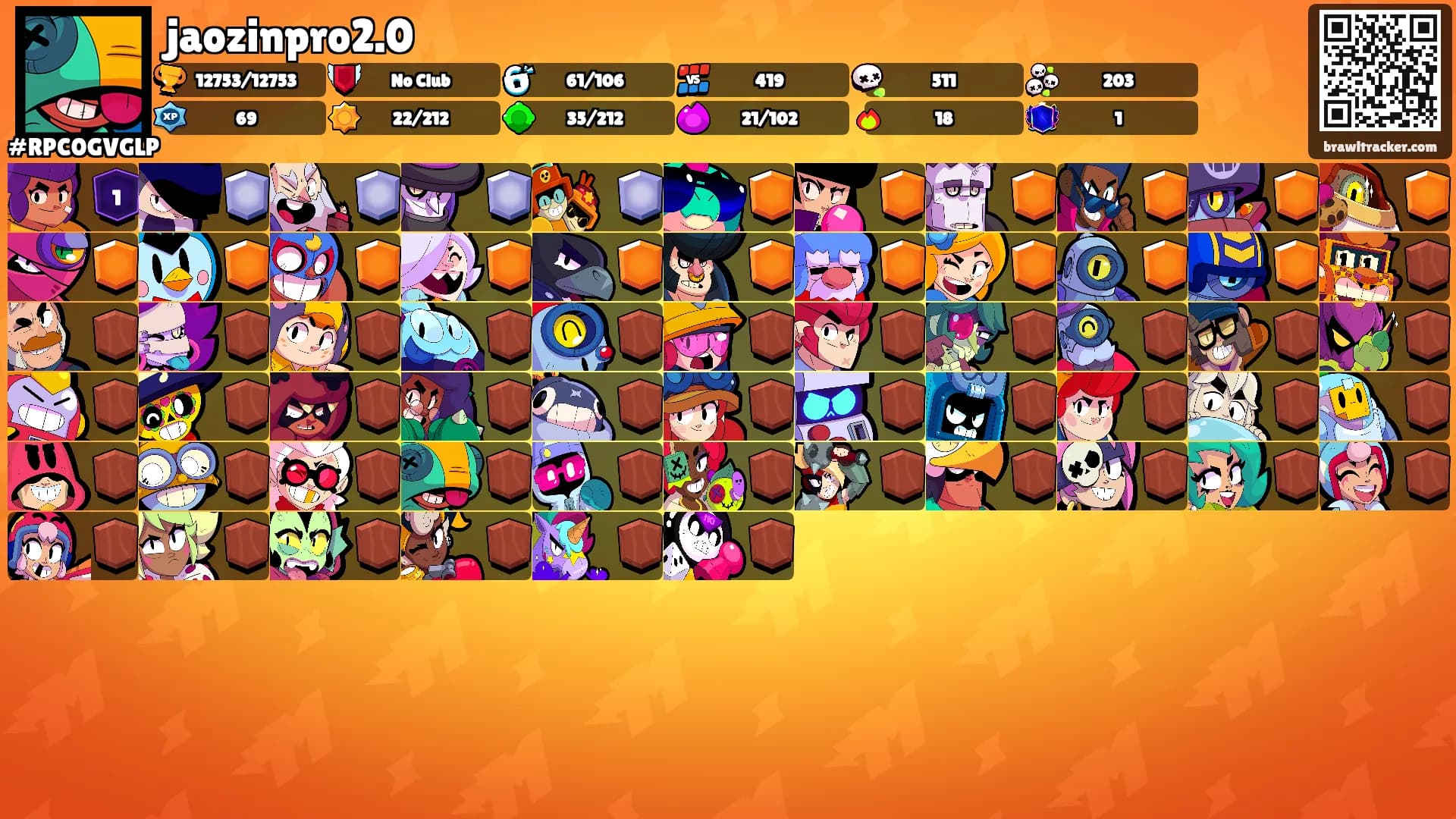 jaozinpro2.0's Ranks