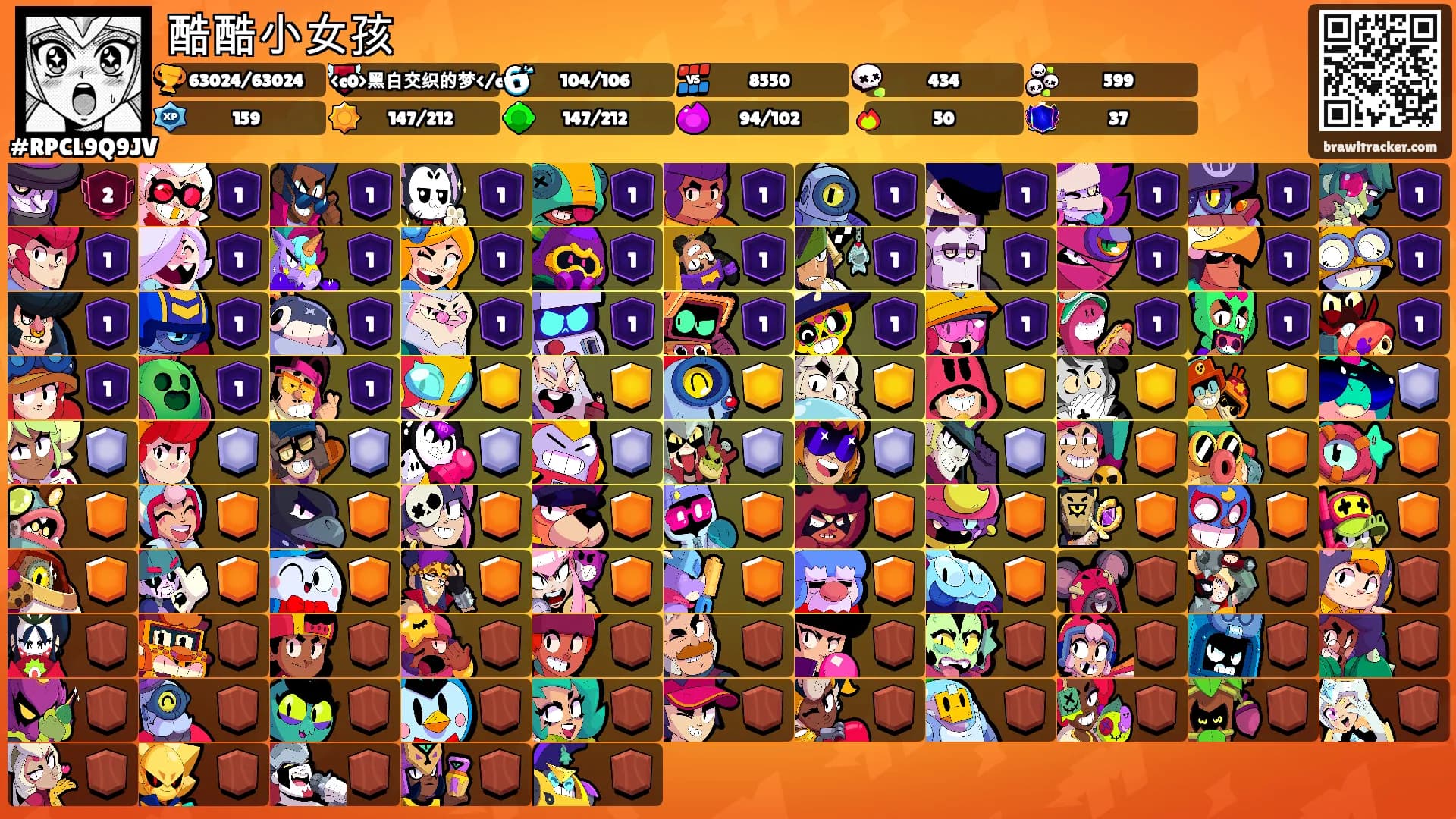 酷酷小女孩's Ranks