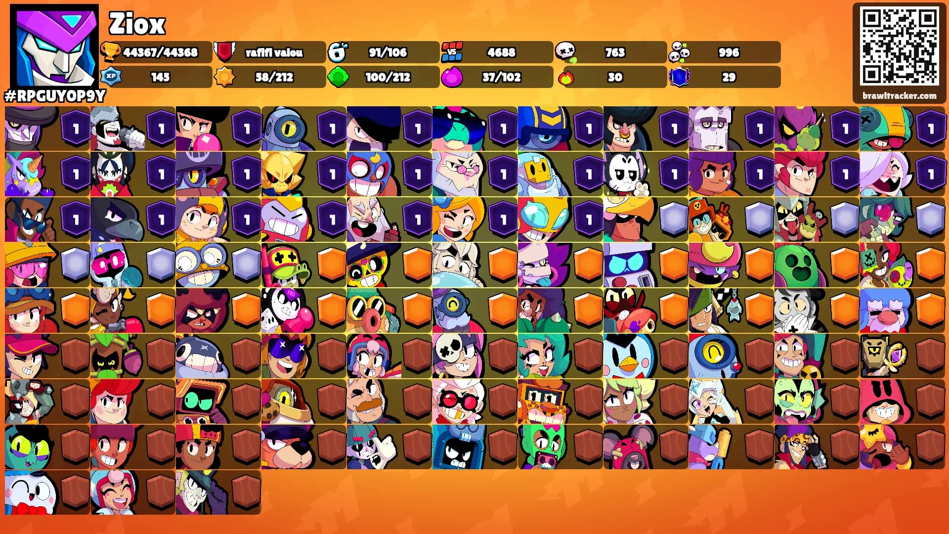 Ziox's Ranks