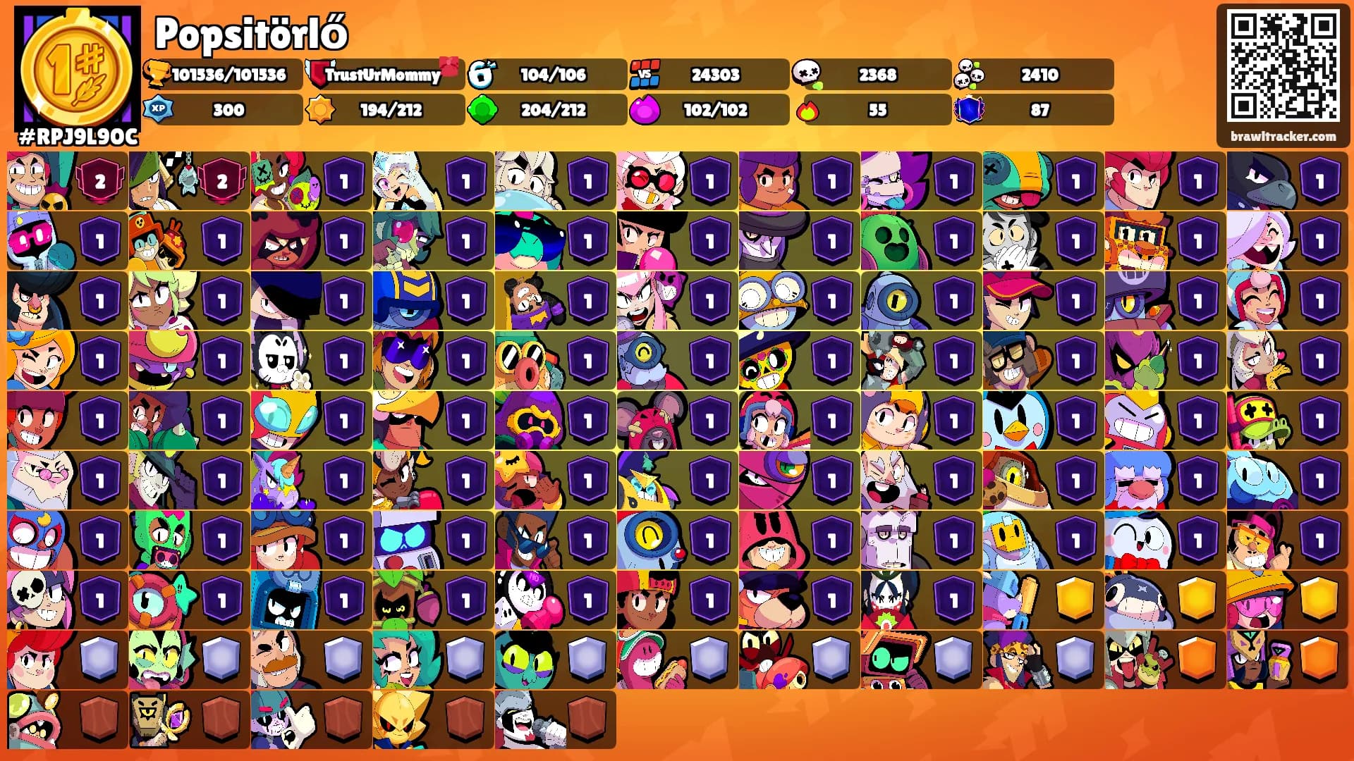 Popsitörlő's Ranks