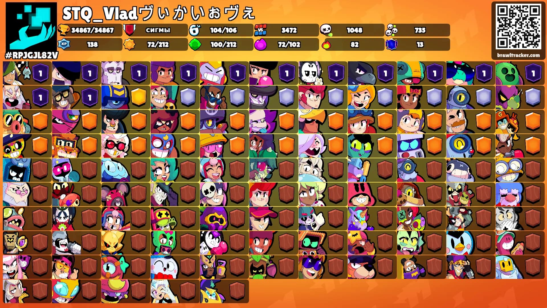 STQ_Vladヴぃかいぉヴぇ's Ranks