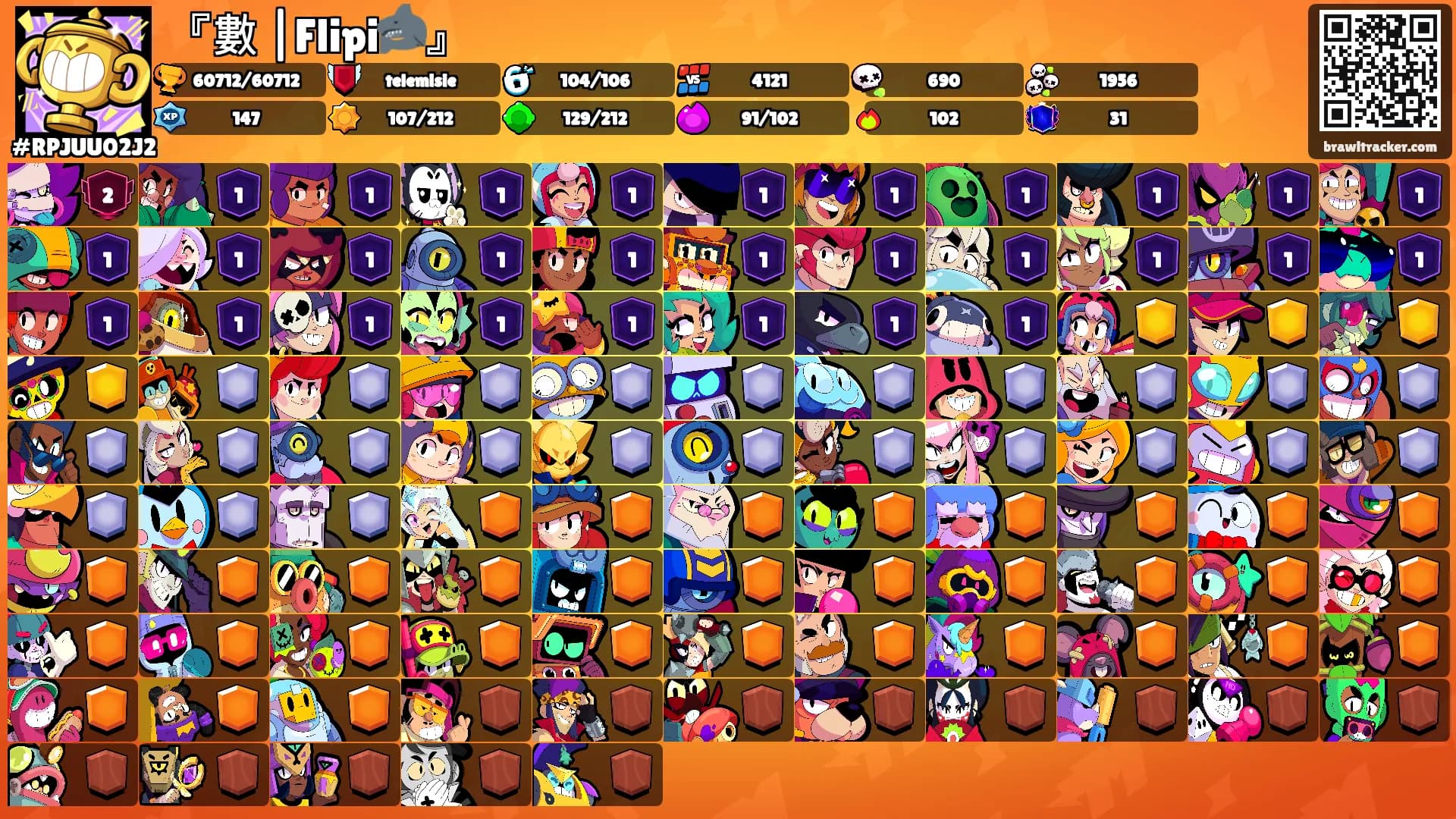 『數 |Flipi🦈』's Ranks