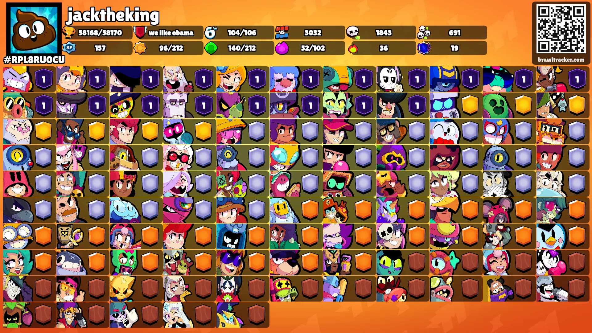 jacktheking's Ranks