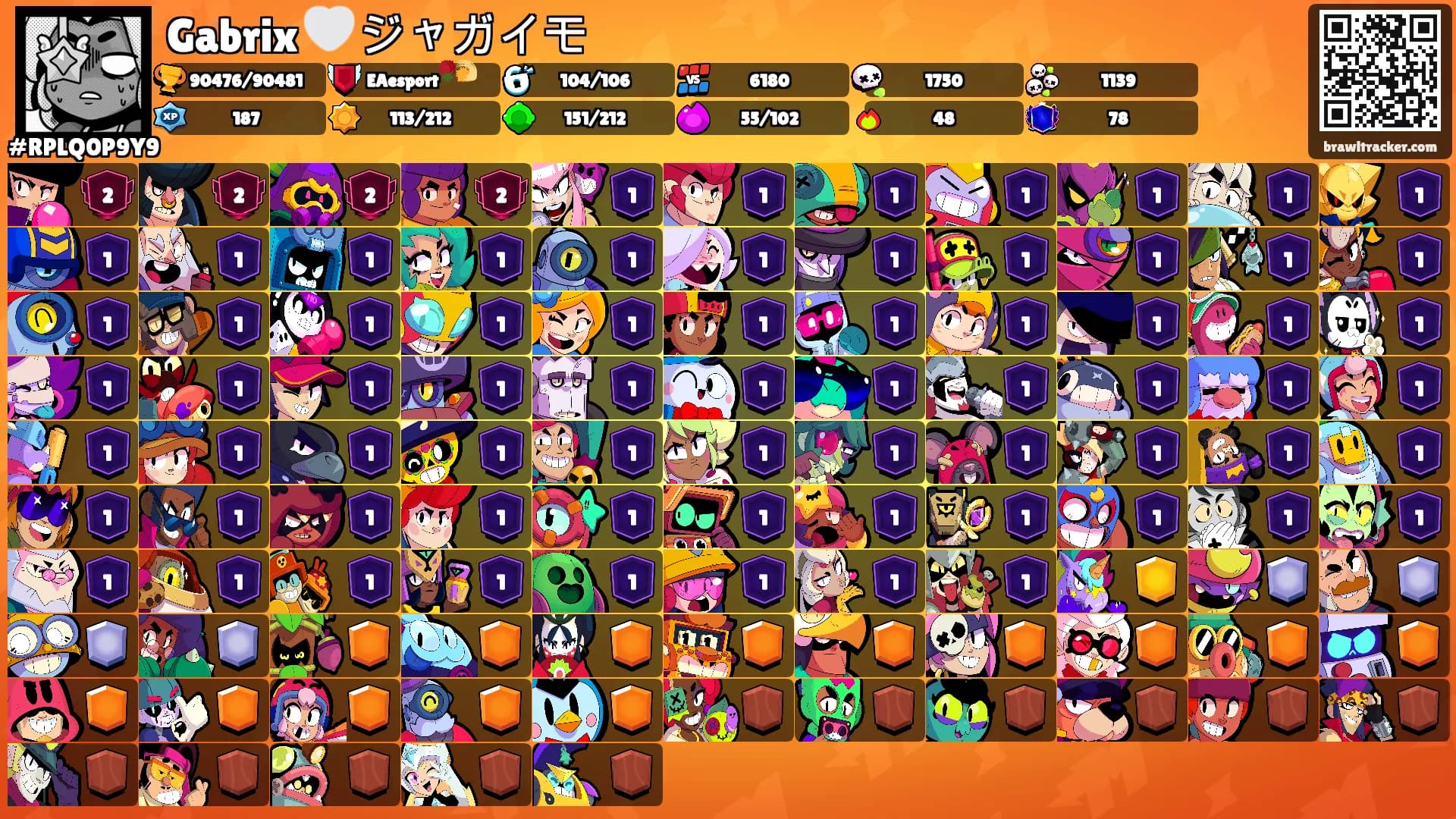 Gabrix 🤍 ジャガイモ's Ranks