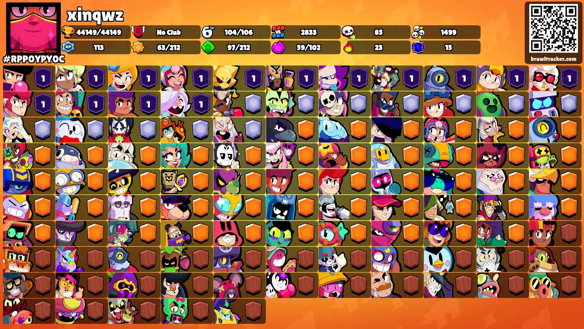 xinqwz's Ranks