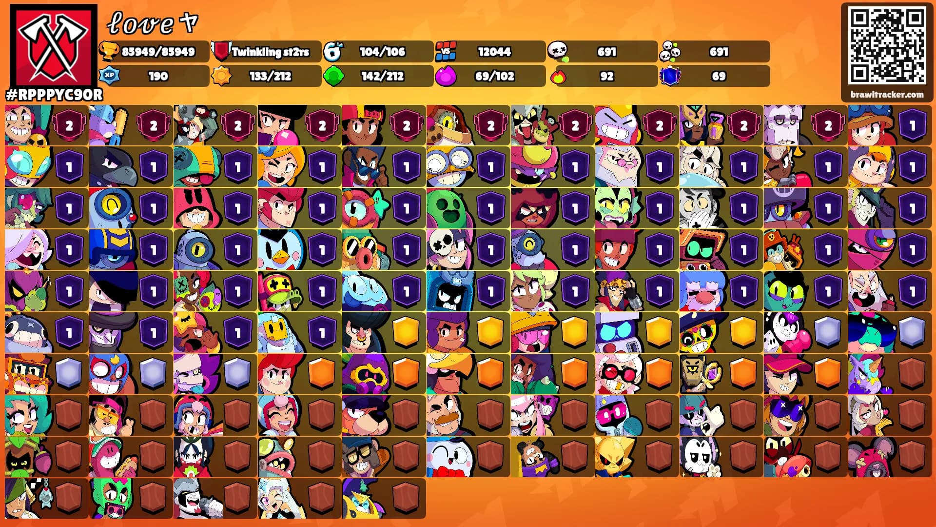 𝓁𝑜𝓋𝑒ャ's Ranks