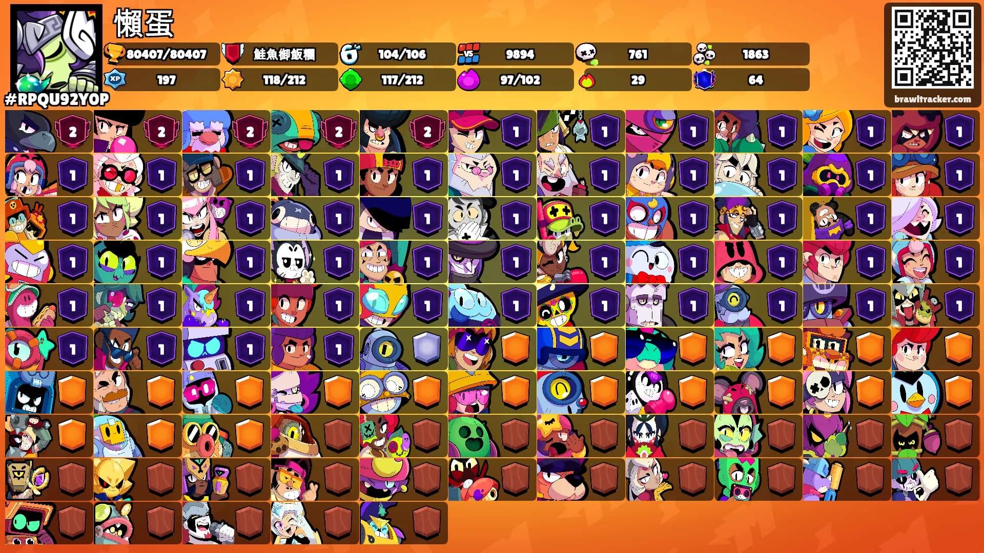 懶蛋's Ranks