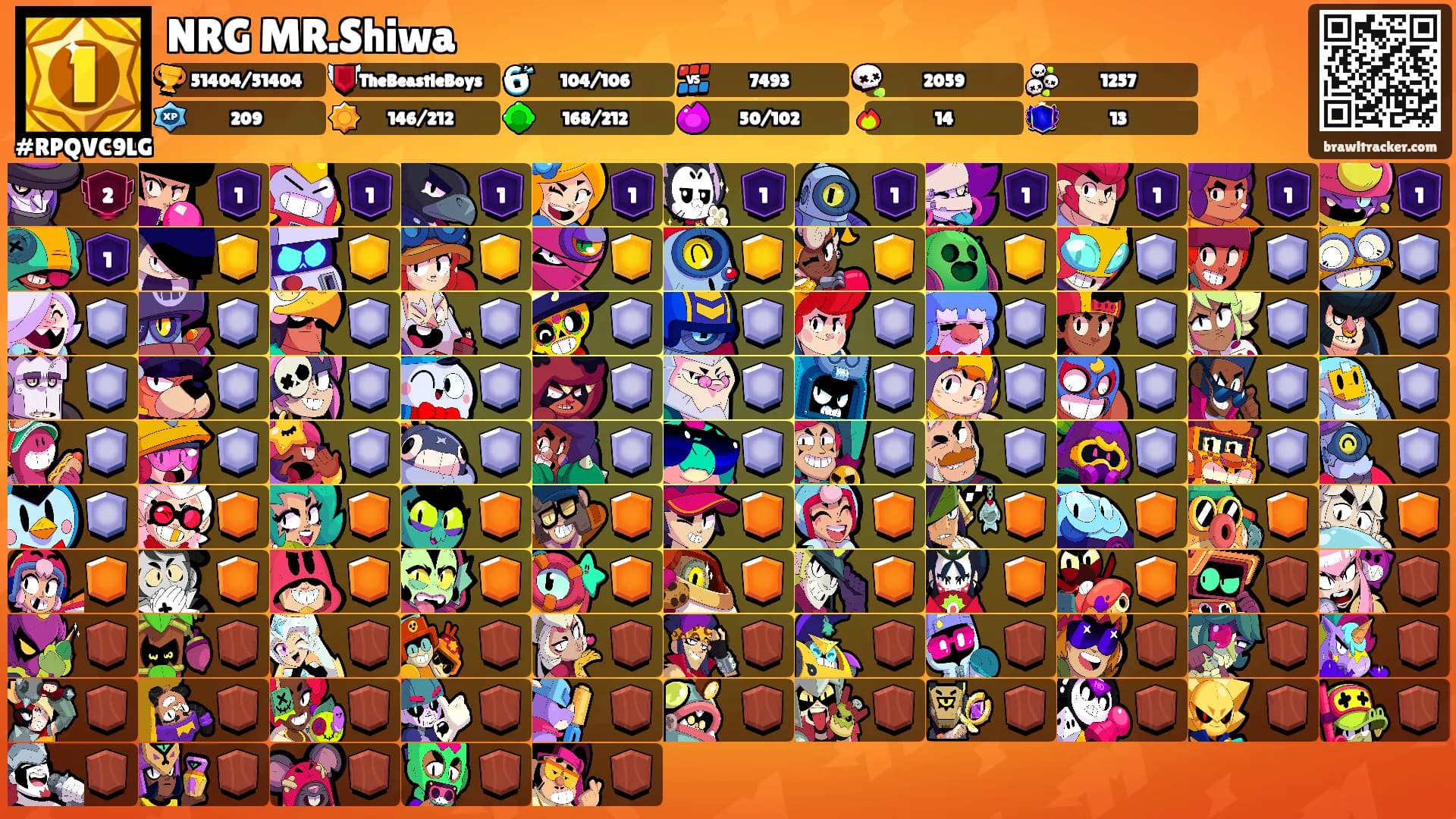 NRG MR.Shiwa's Ranks