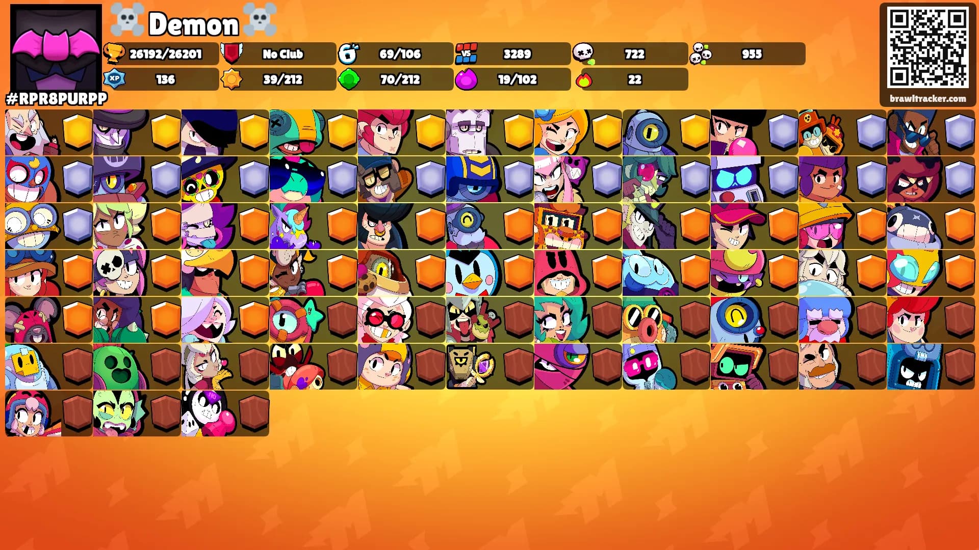 ☠️ Demon ☠️'s Ranks