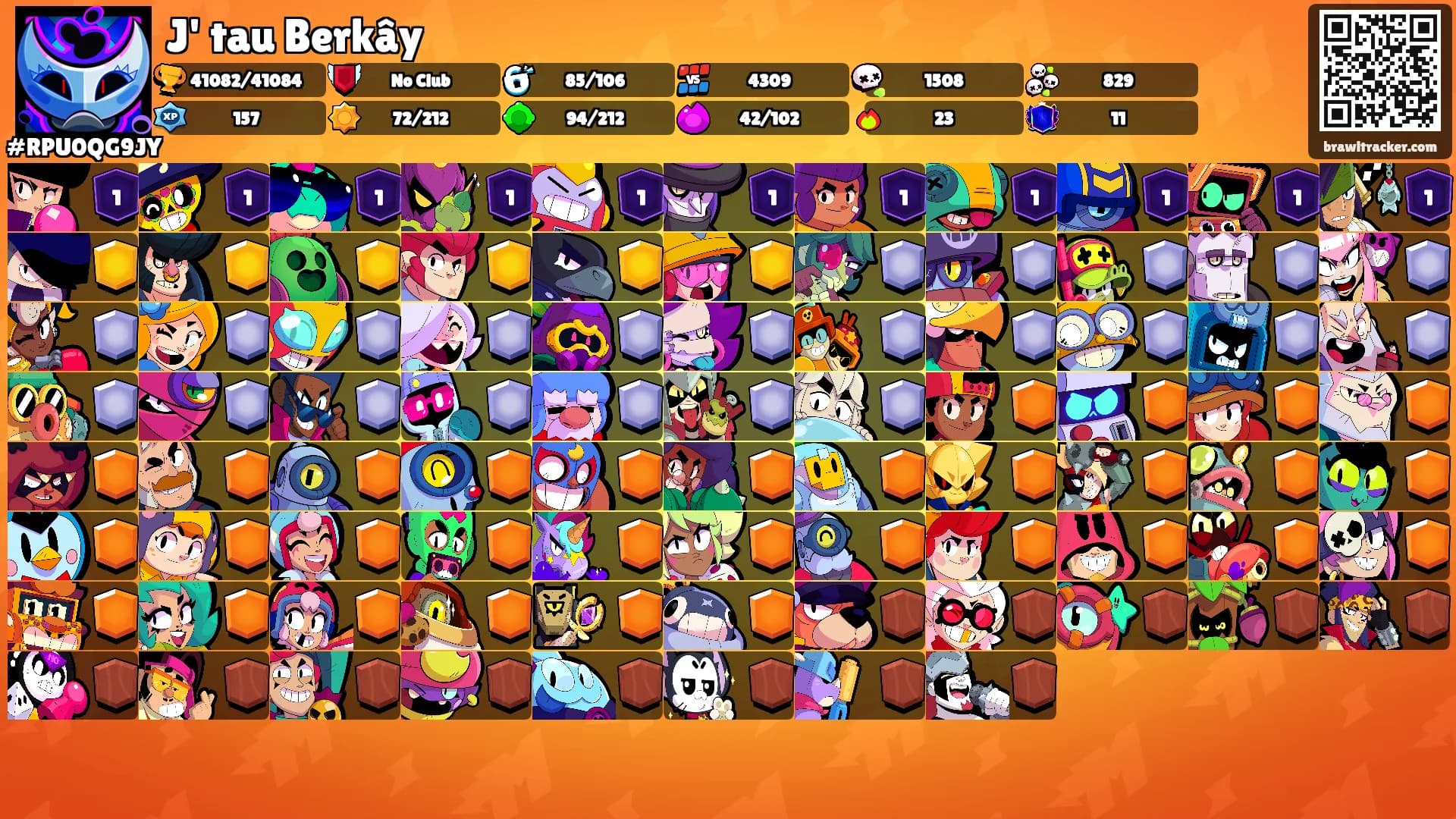 J' tau Berkây's Ranks
