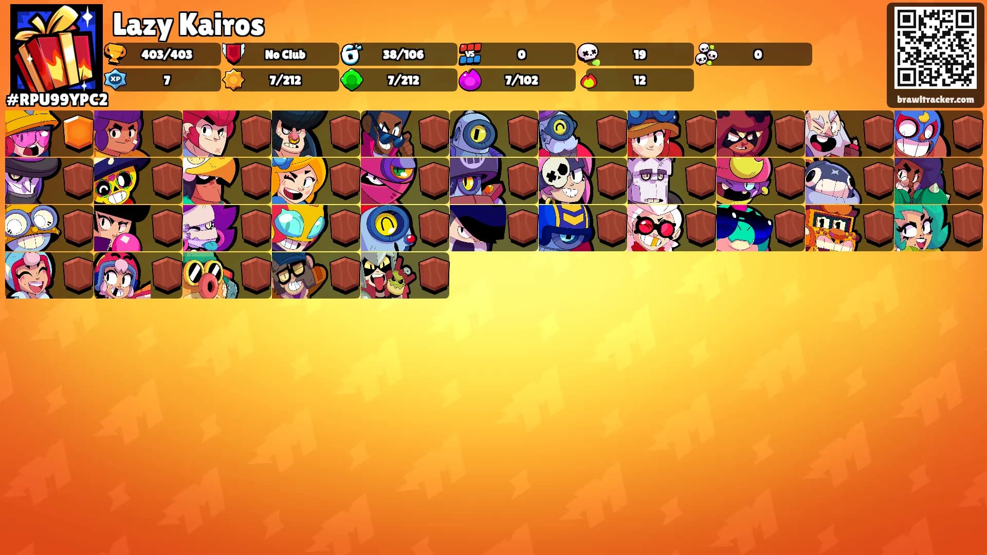 Lazy Kairos's Ranks