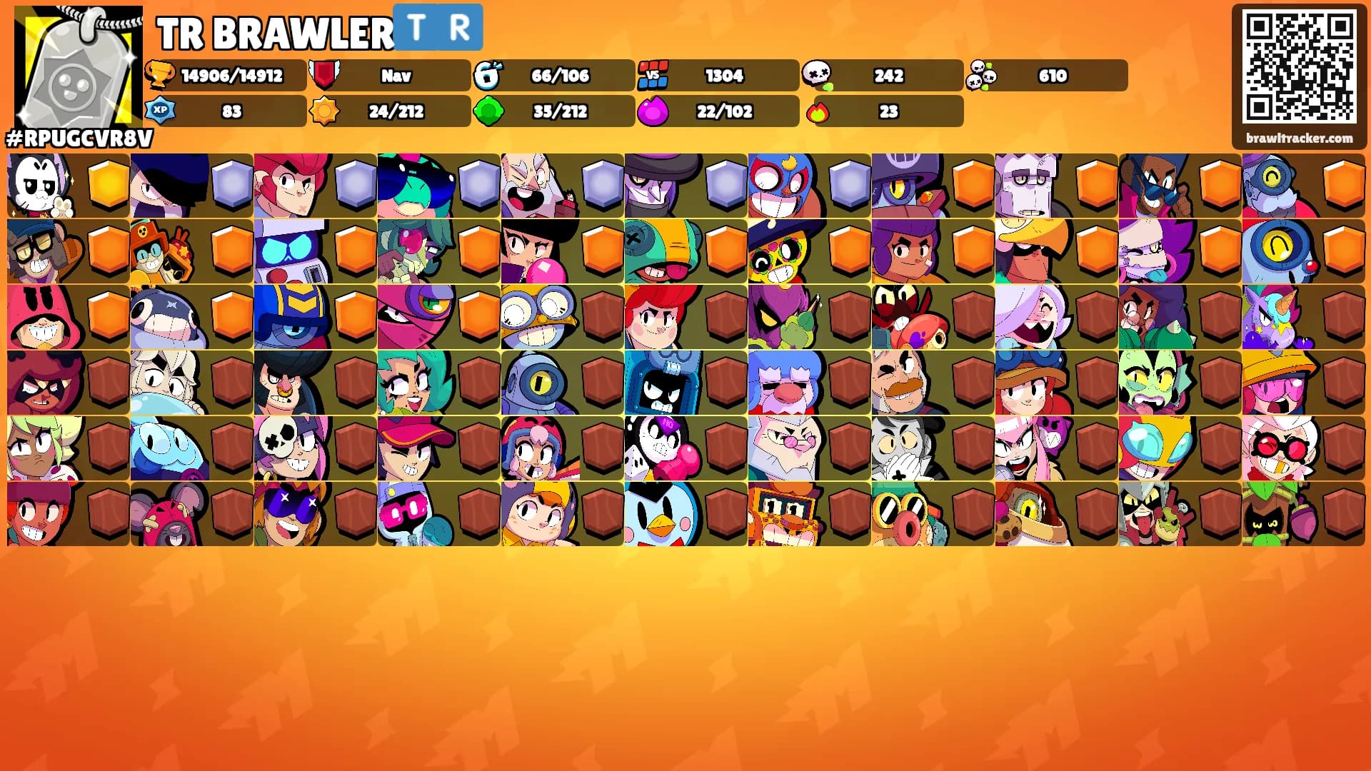 TR BRAWLER🇹🇷's Ranks